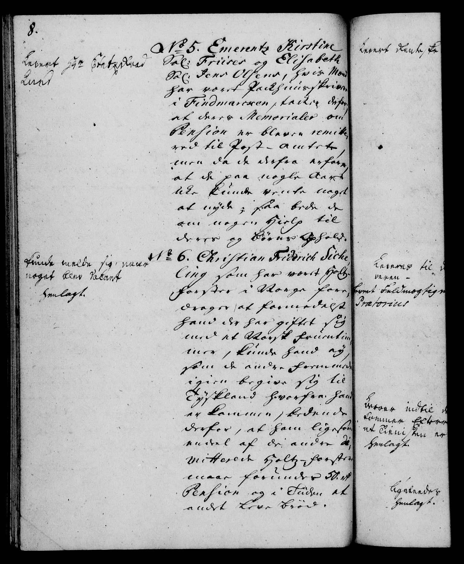Rentekammeret, Kammerkanselliet, RA/EA-3111/G/Gh/Gha/L0029: Norsk ekstraktmemorialprotokoll (merket RK 53.74), 1748-1749, p. 8