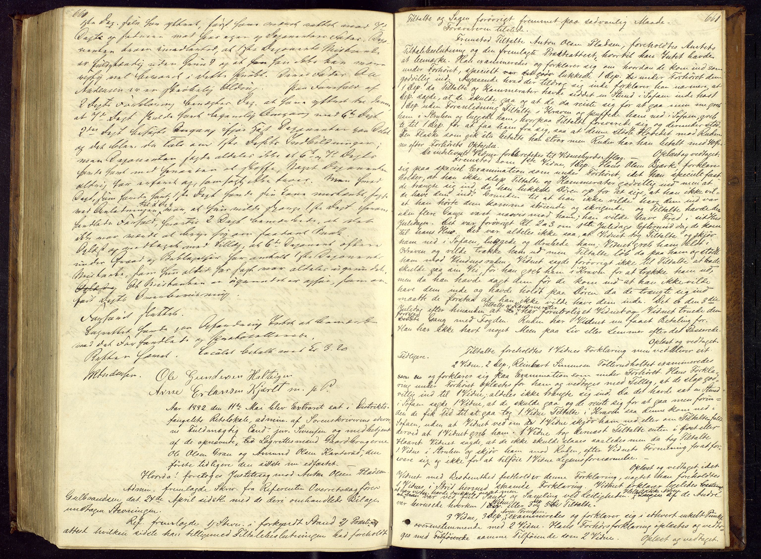 Vinger og Odal sorenskriveri, AV/SAH-TING-022/G/Gc/Gca/L0013: Ekstrarettsprotokoll - Vinger og Eidskog, 1875-1882, p. 660-661