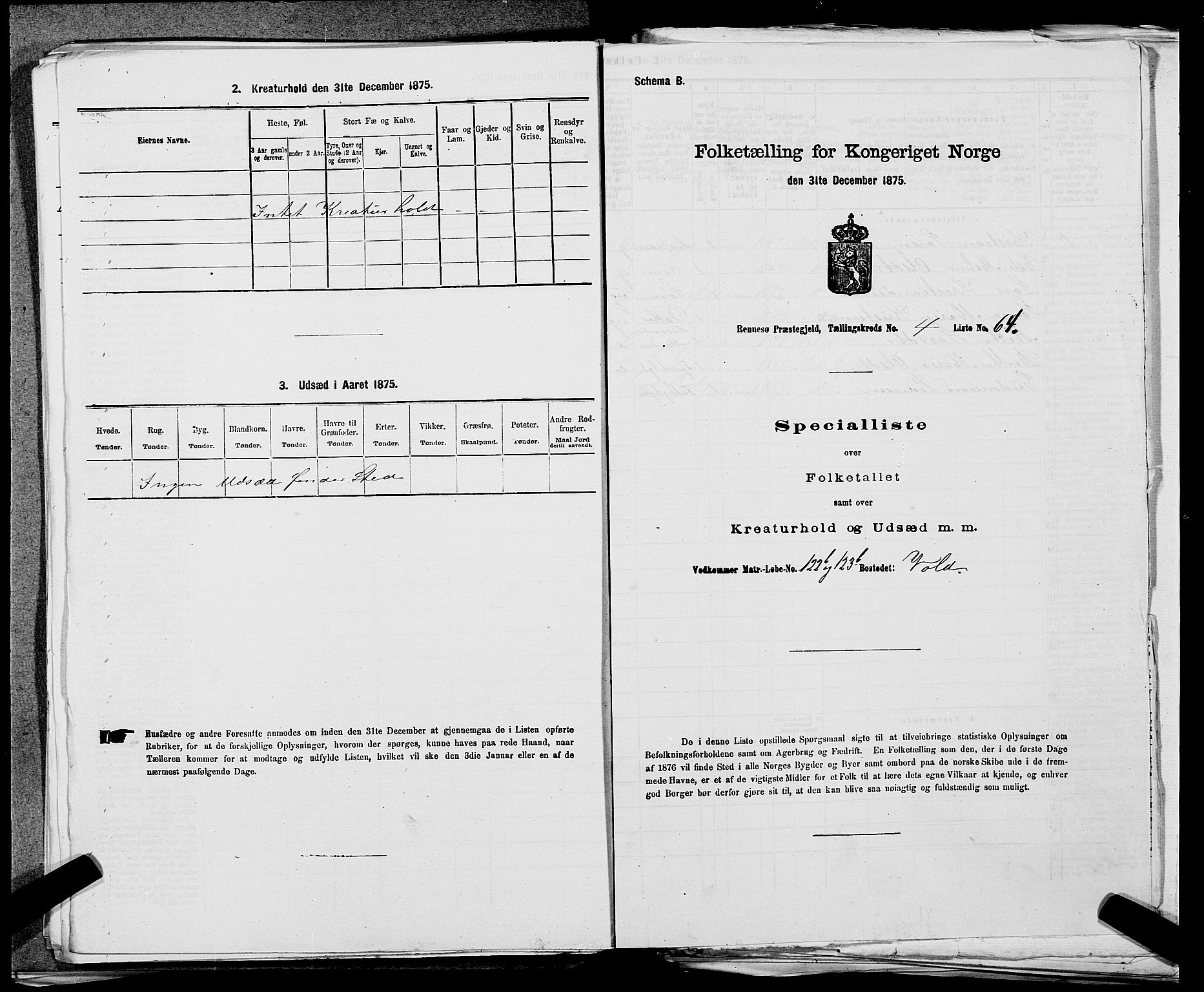 SAST, 1875 census for 1142P Rennesøy, 1875, p. 560