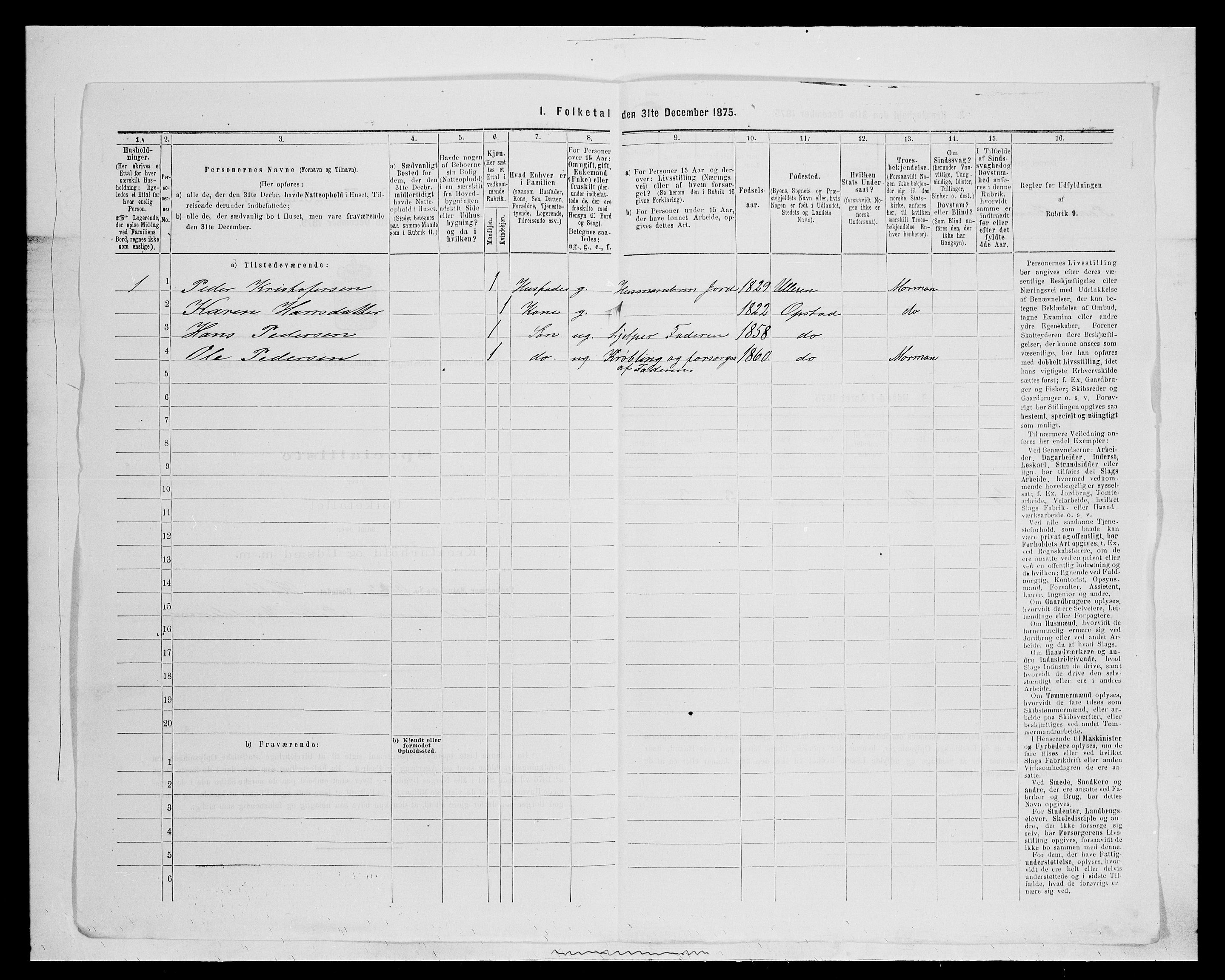 SAH, 1875 census for 0419P Sør-Odal, 1875, p. 2018