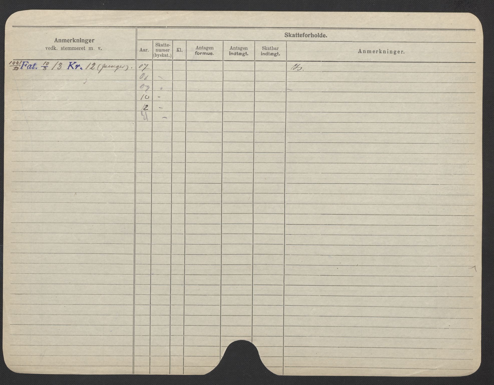 Oslo folkeregister, Registerkort, AV/SAO-A-11715/F/Fa/Fac/L0019: Kvinner, 1906-1914, p. 1005b