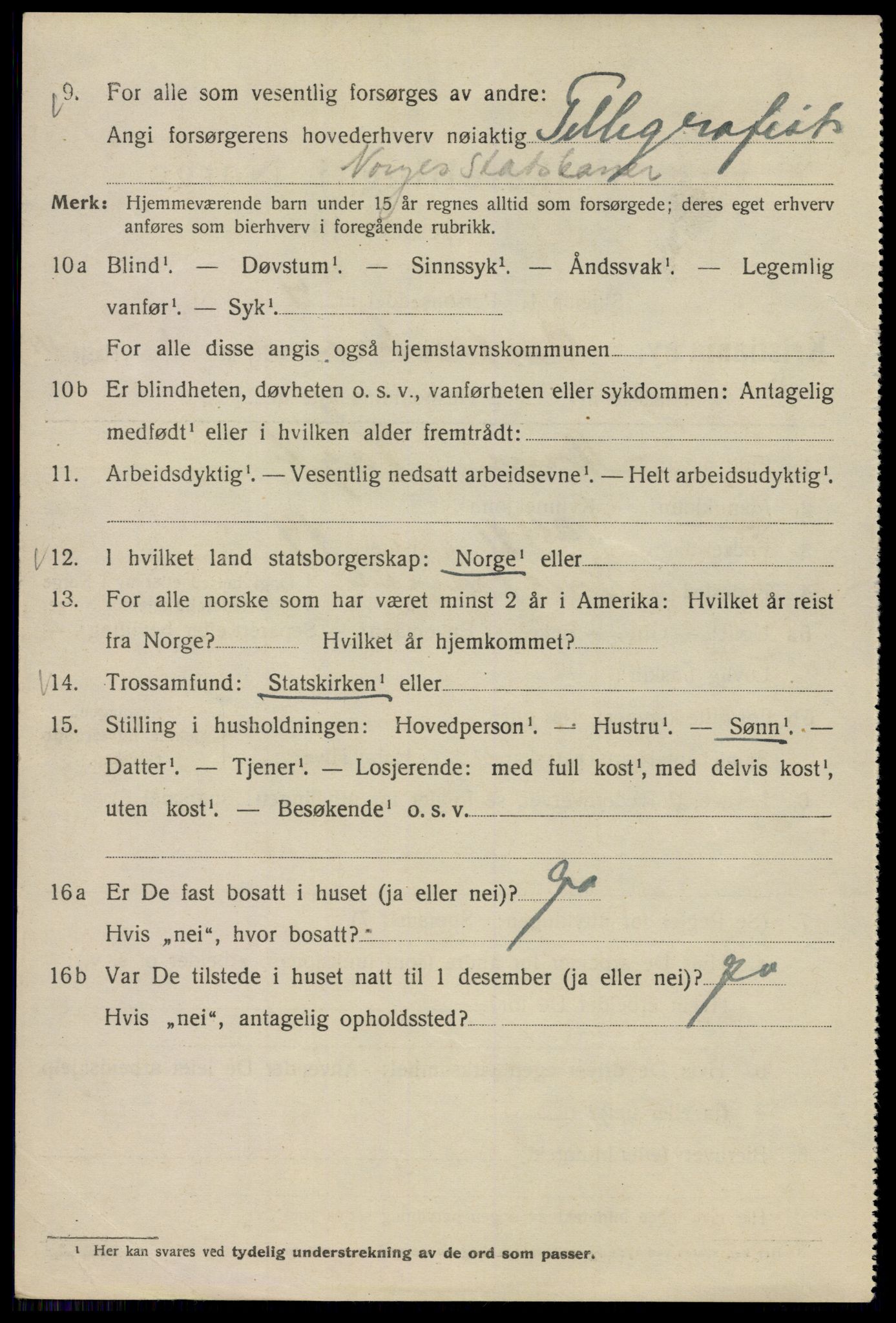 SAO, 1920 census for Kristiania, 1920, p. 151034