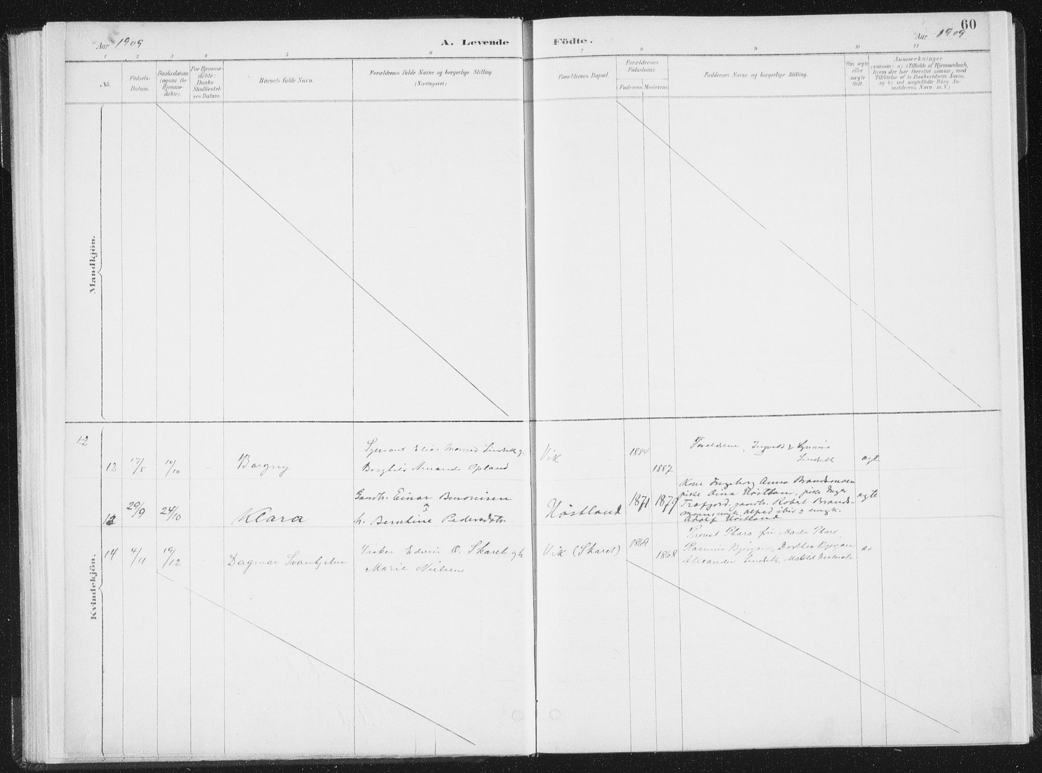 Ministerialprotokoller, klokkerbøker og fødselsregistre - Nord-Trøndelag, SAT/A-1458/771/L0597: Parish register (official) no. 771A04, 1885-1910, p. 60