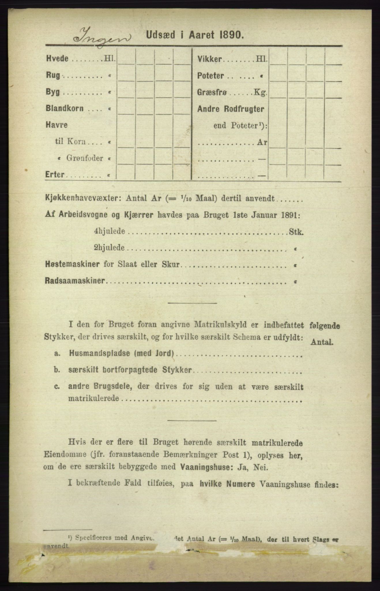 RA, 1891 census for 1230 Ullensvang, 1891, p. 7206