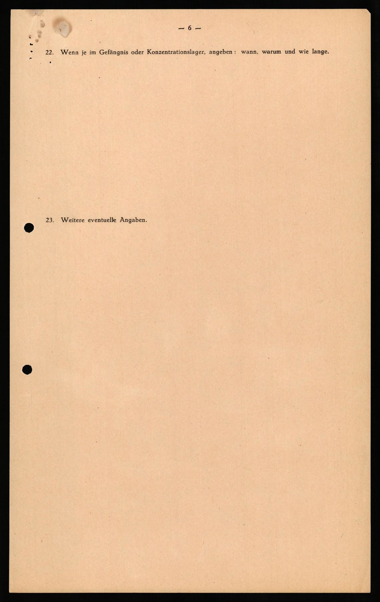 Forsvaret, Forsvarets overkommando II, AV/RA-RAFA-3915/D/Db/L0030: CI Questionaires. Tyske okkupasjonsstyrker i Norge. Tyskere., 1945-1946, p. 79