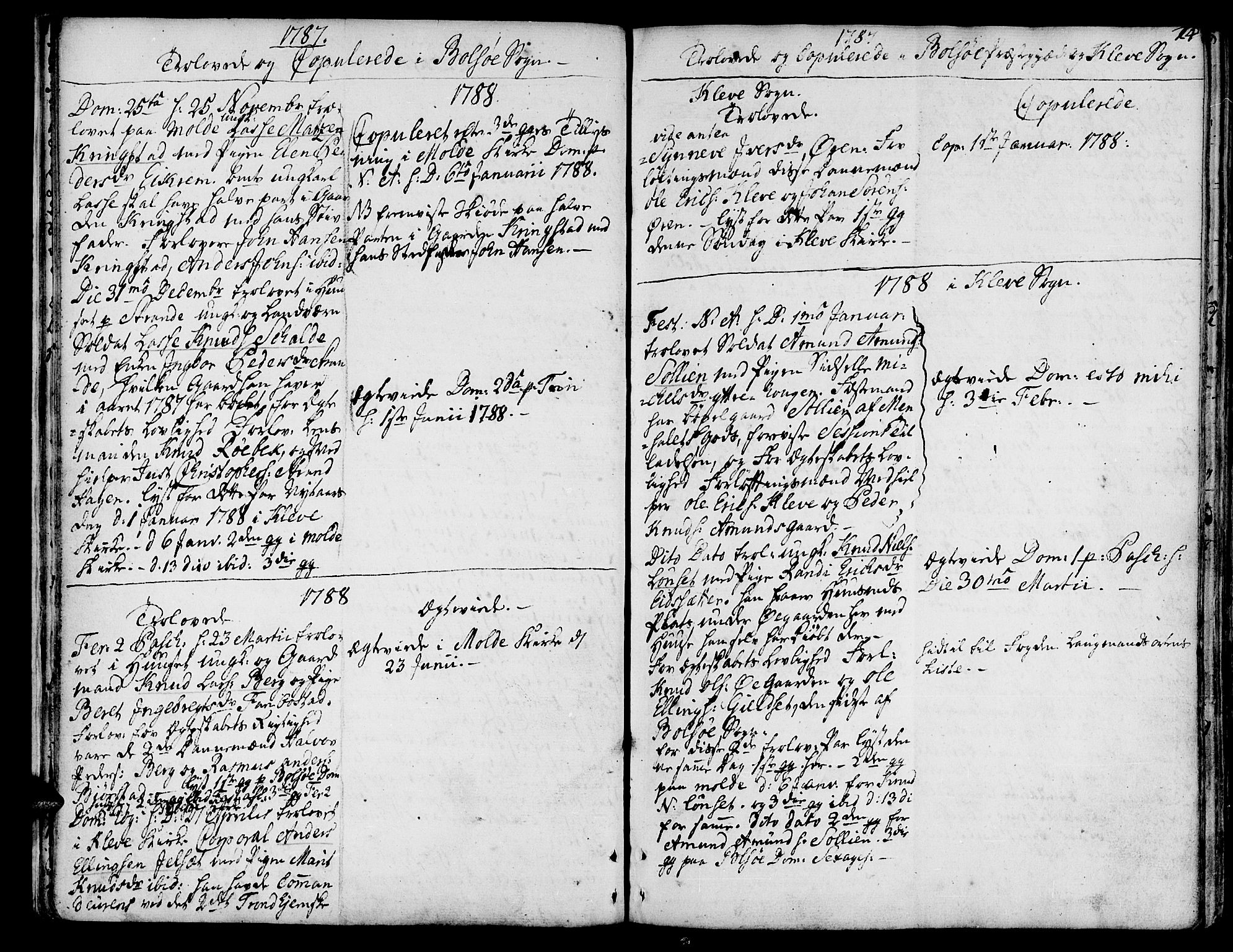 Ministerialprotokoller, klokkerbøker og fødselsregistre - Møre og Romsdal, SAT/A-1454/555/L0648: Parish register (official) no. 555A01, 1759-1793, p. 14