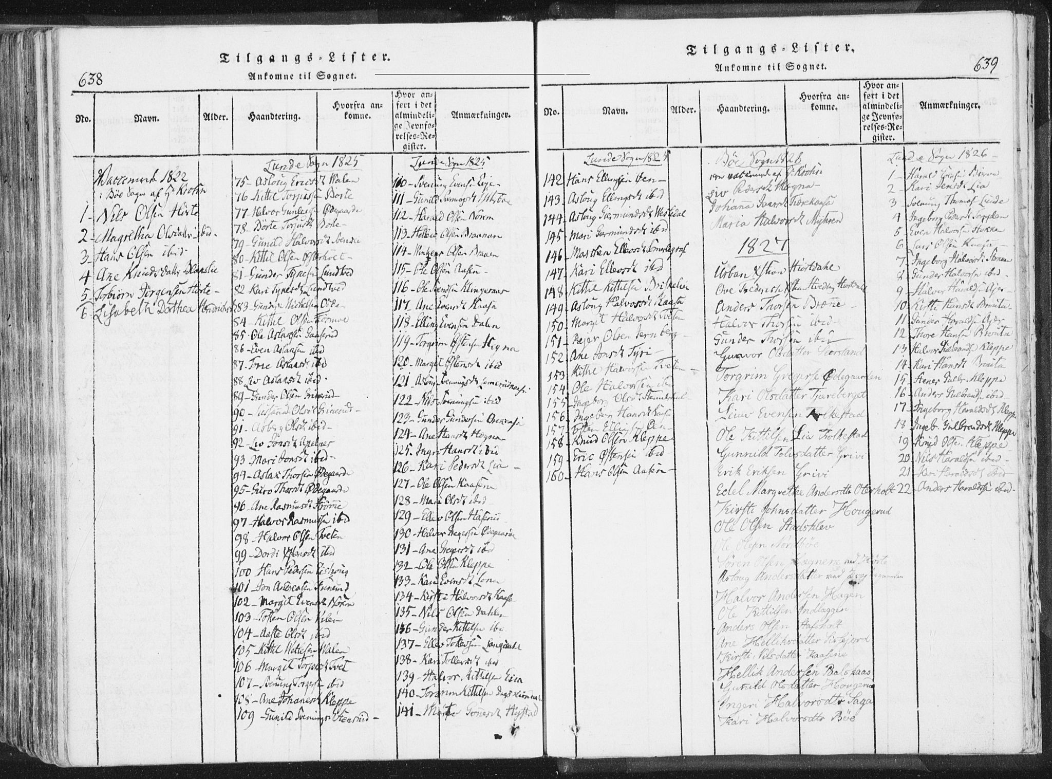 Bø kirkebøker, AV/SAKO-A-257/F/Fa/L0006: Parish register (official) no. 6, 1815-1831, p. 638-639