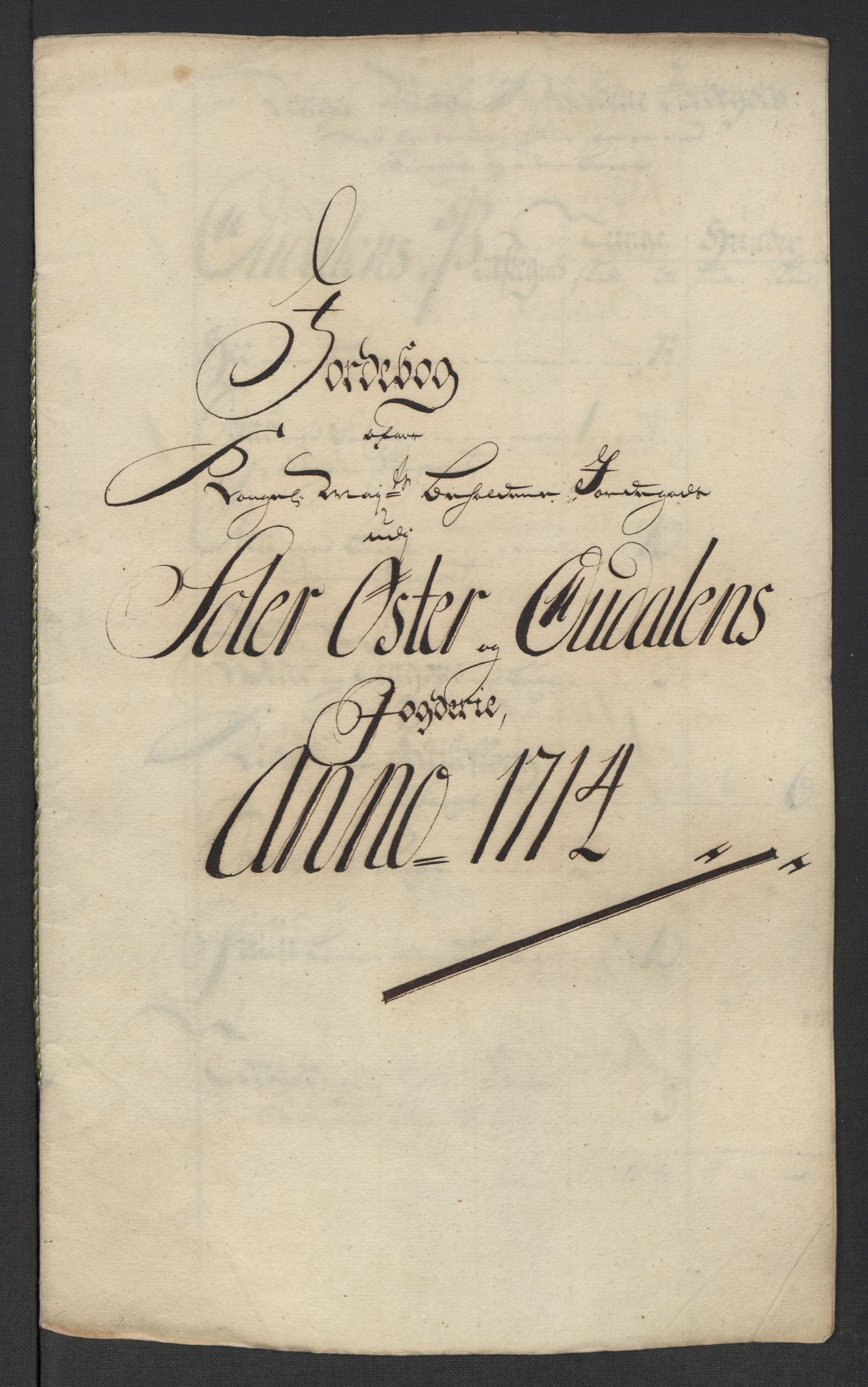 Rentekammeret inntil 1814, Reviderte regnskaper, Fogderegnskap, RA/EA-4092/R13/L0852: Fogderegnskap Solør, Odal og Østerdal, 1714, p. 177