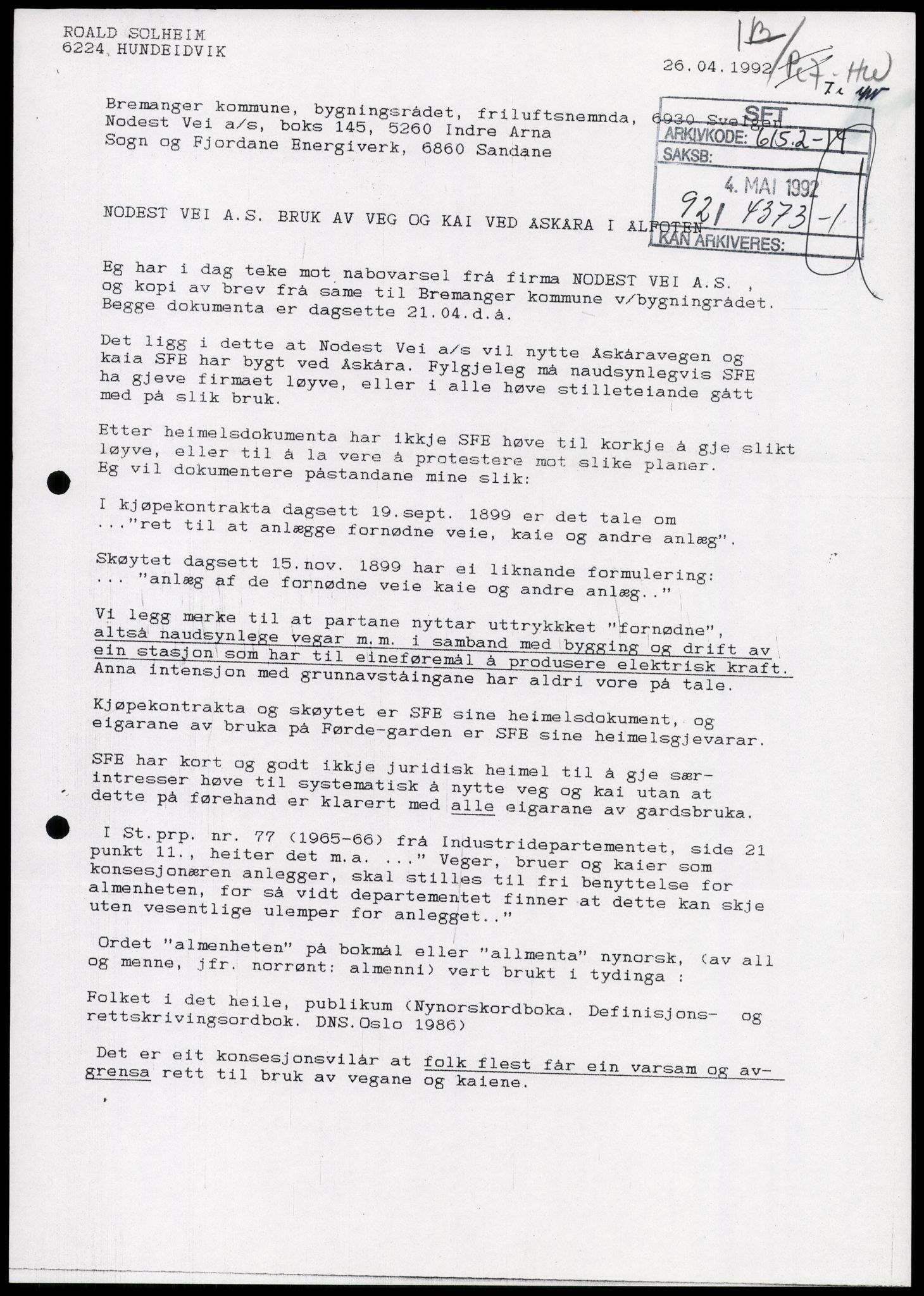 Statens forurensningstilsyn, hovedkontoret, AV/RA-S-4136/1/D/Da/L1368: Kommunalt avløpsvann, slam og avfall, vannforsyning, analyse, akvakultur og produktkontroll, 1983-1993, p. 154