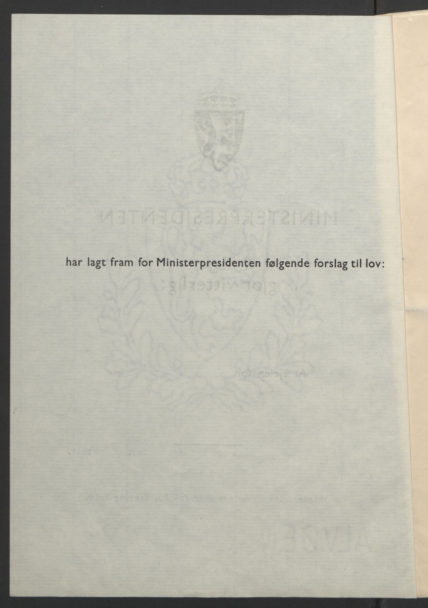 NS-administrasjonen 1940-1945 (Statsrådsekretariatet, de kommisariske statsråder mm), RA/S-4279/D/Db/L0099: Lover, 1943, p. 147