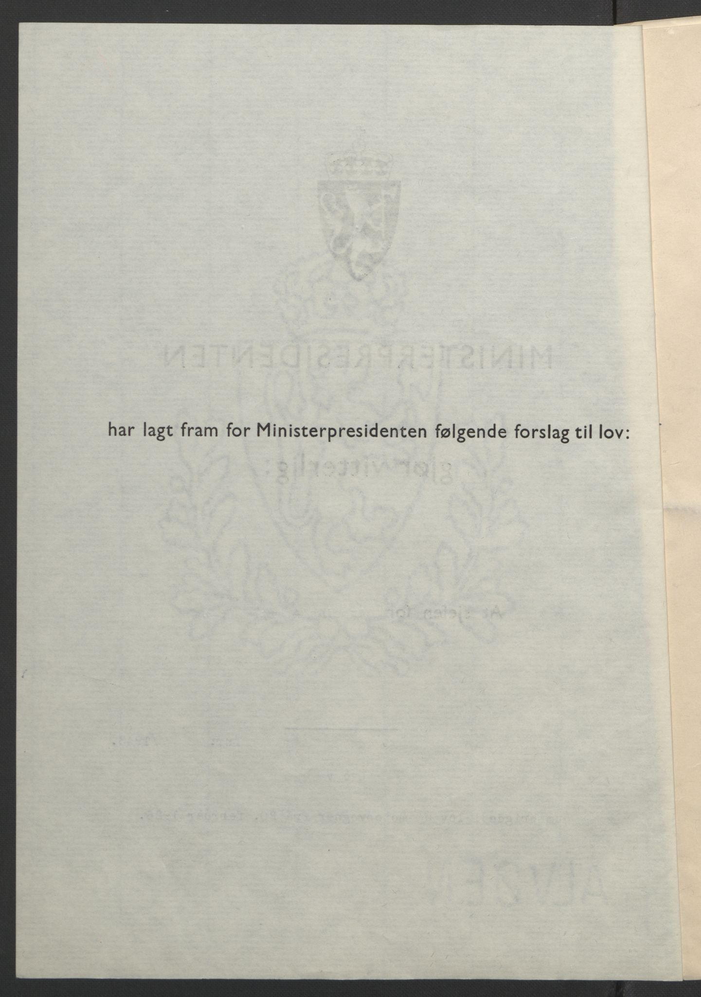 NS-administrasjonen 1940-1945 (Statsrådsekretariatet, de kommisariske statsråder mm), AV/RA-S-4279/D/Db/L0099: Lover, 1943, p. 147