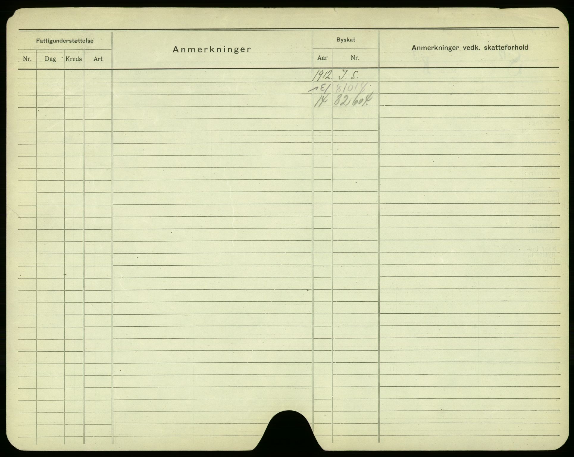 Oslo folkeregister, Registerkort, AV/SAO-A-11715/F/Fa/Fac/L0002: Menn, 1906-1914, p. 1074b