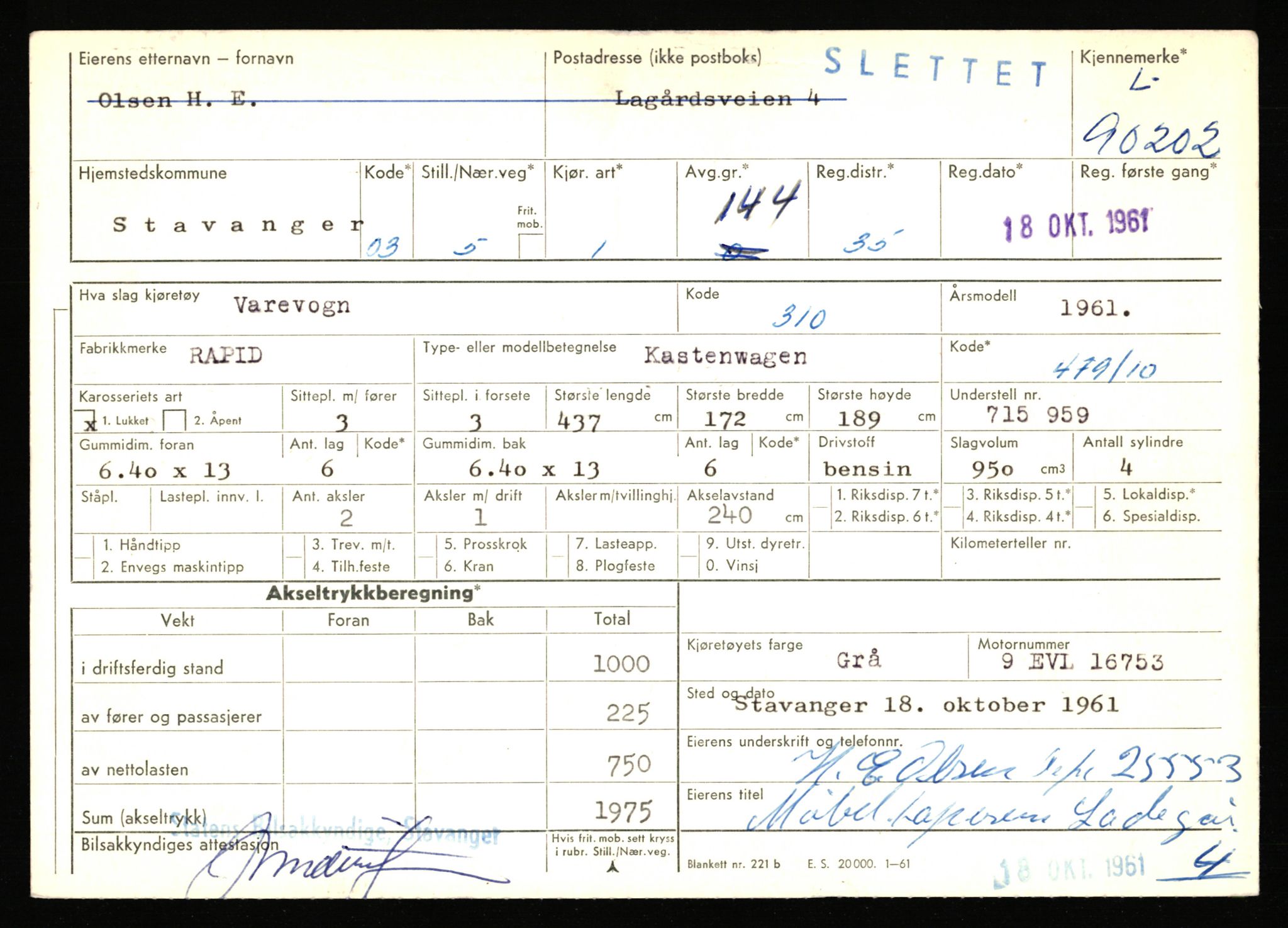 Stavanger trafikkstasjon, AV/SAST-A-101942/0/F/L0075: L-88800 - L-92499, 1930-1971, p. 1089