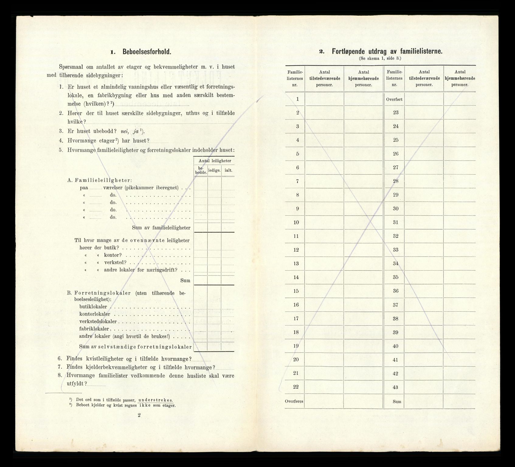 RA, 1910 census for Kristiansand, 1910, p. 197