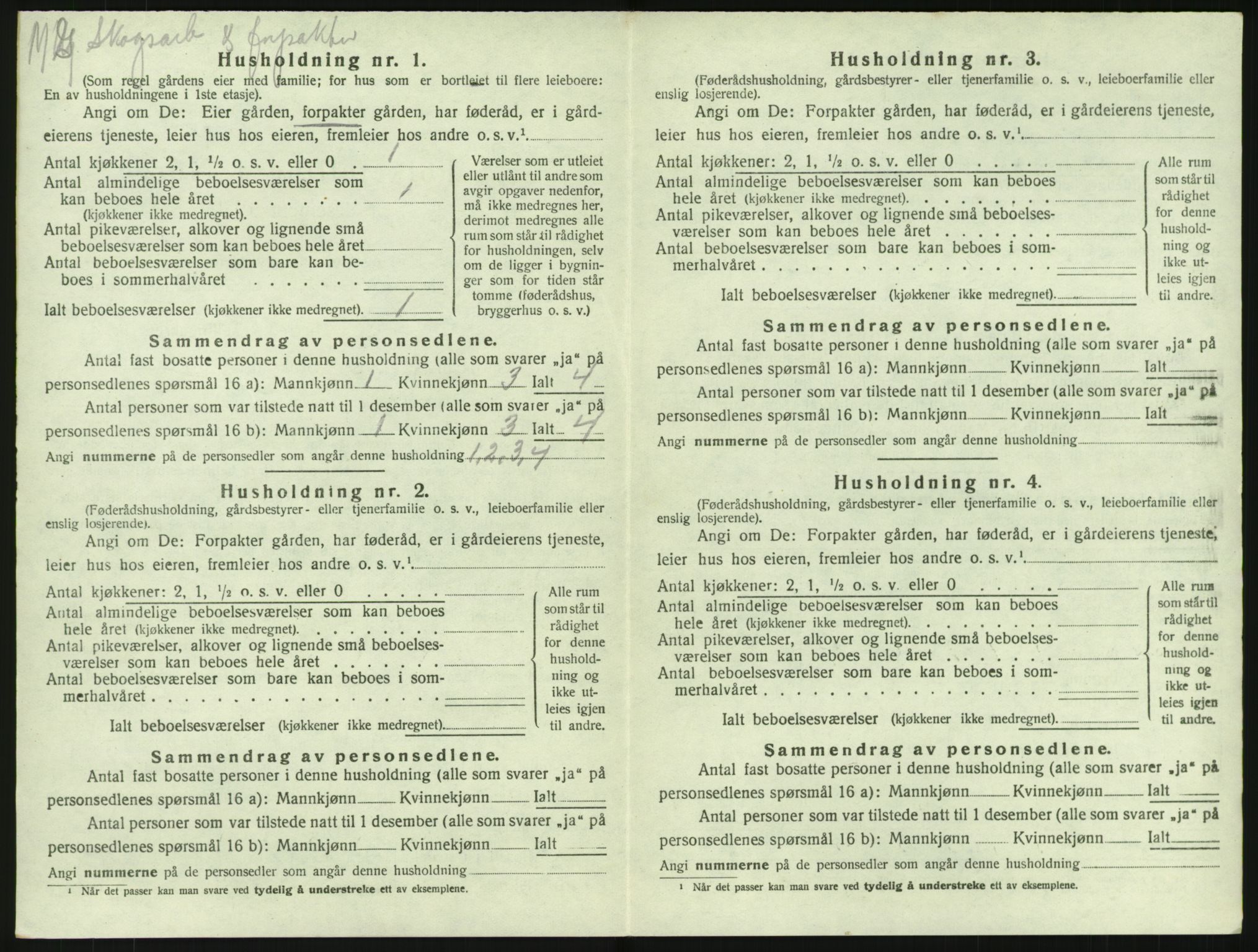 SAKO, 1920 census for Lardal, 1920, p. 934