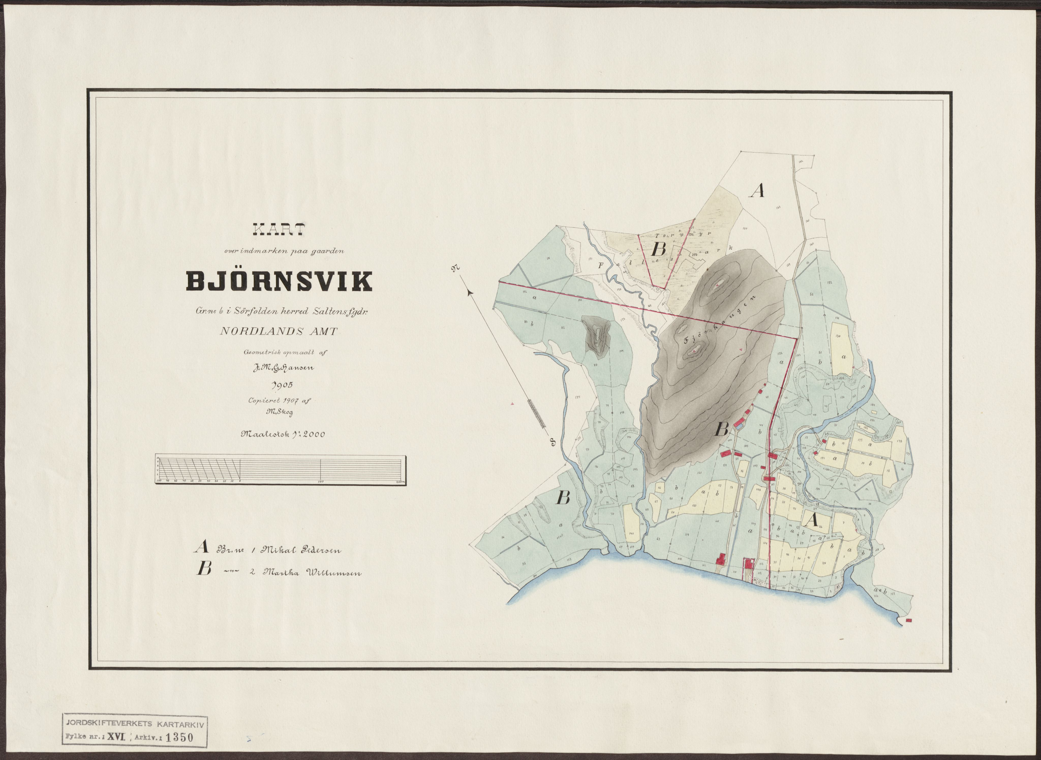 Jordskifteverkets kartarkiv, AV/RA-S-3929/T, 1859-1988, p. 1529