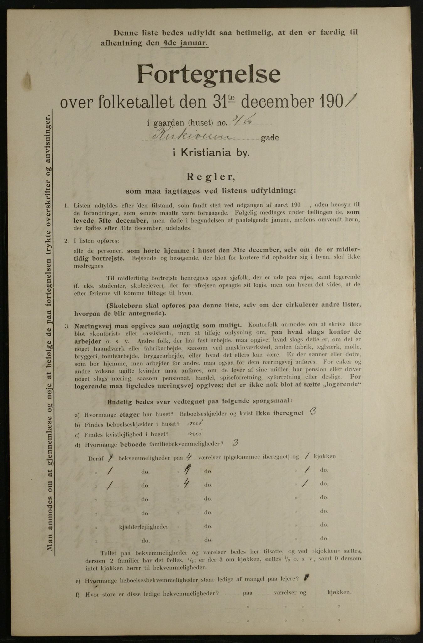 OBA, Municipal Census 1901 for Kristiania, 1901, p. 7953