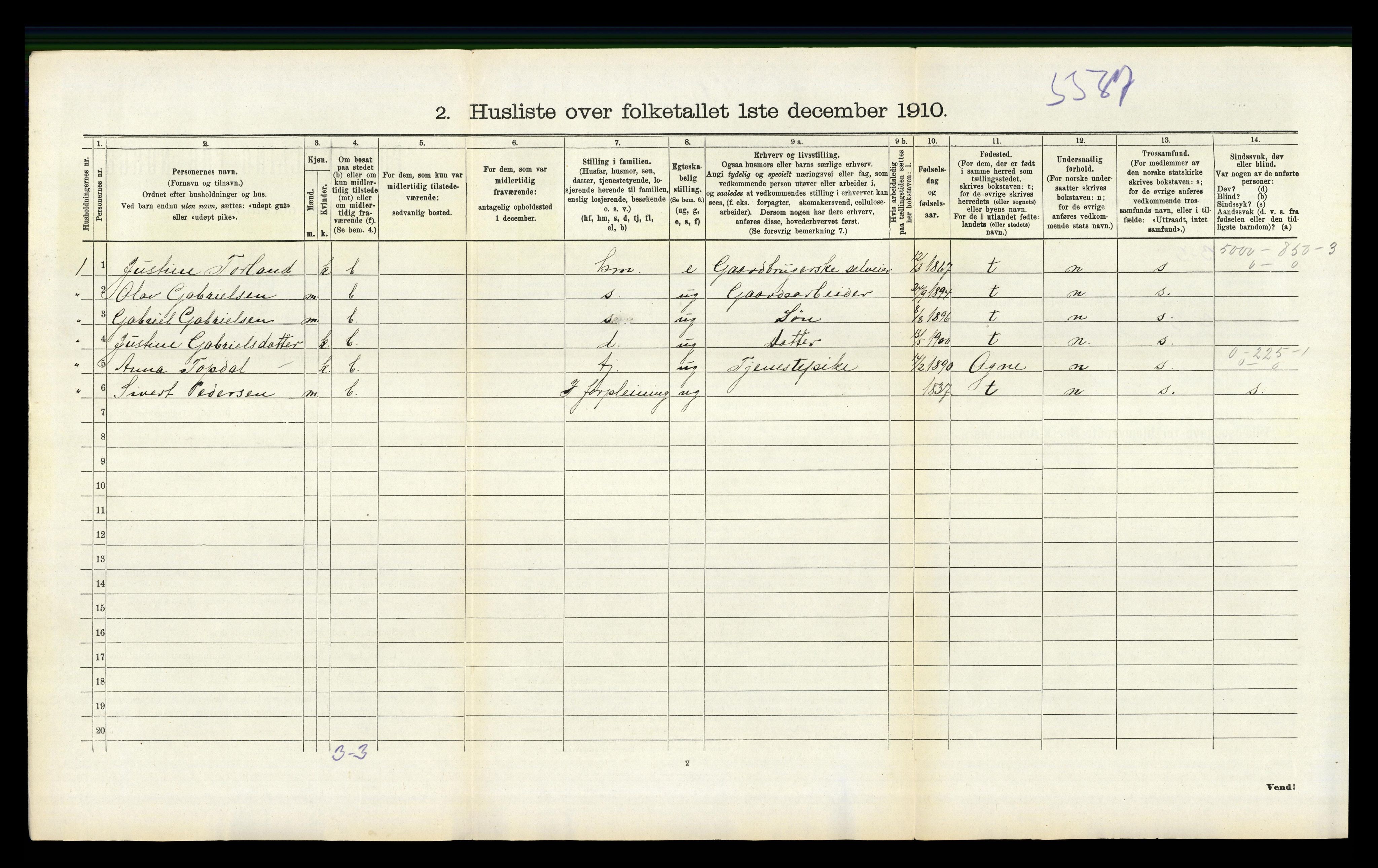 RA, 1910 census for Nærbø, 1910, p. 481