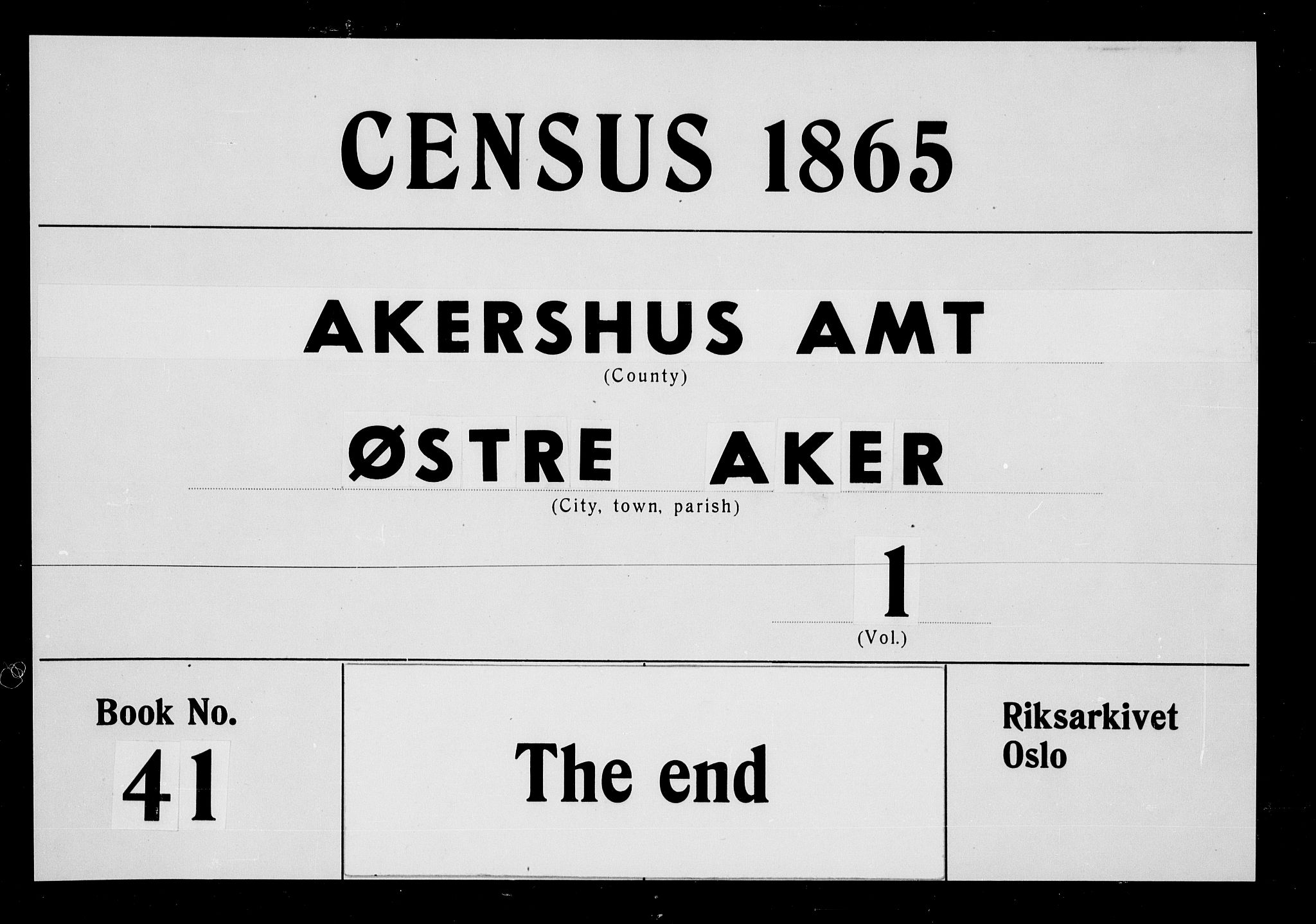 RA, 1865 census for Østre Aker, 1865, p. 221