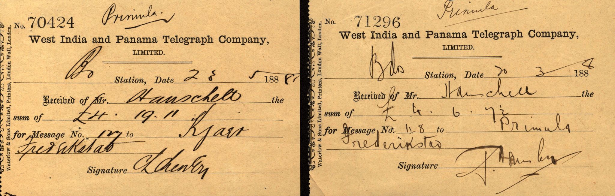 Pa 63 - Østlandske skibsassuranceforening, VEMU/A-1079/G/Ga/L0021/0003: Havaridokumenter / Inga av Drammen, Inga av Sandefjord, Primula, 1888-1889, p. 171