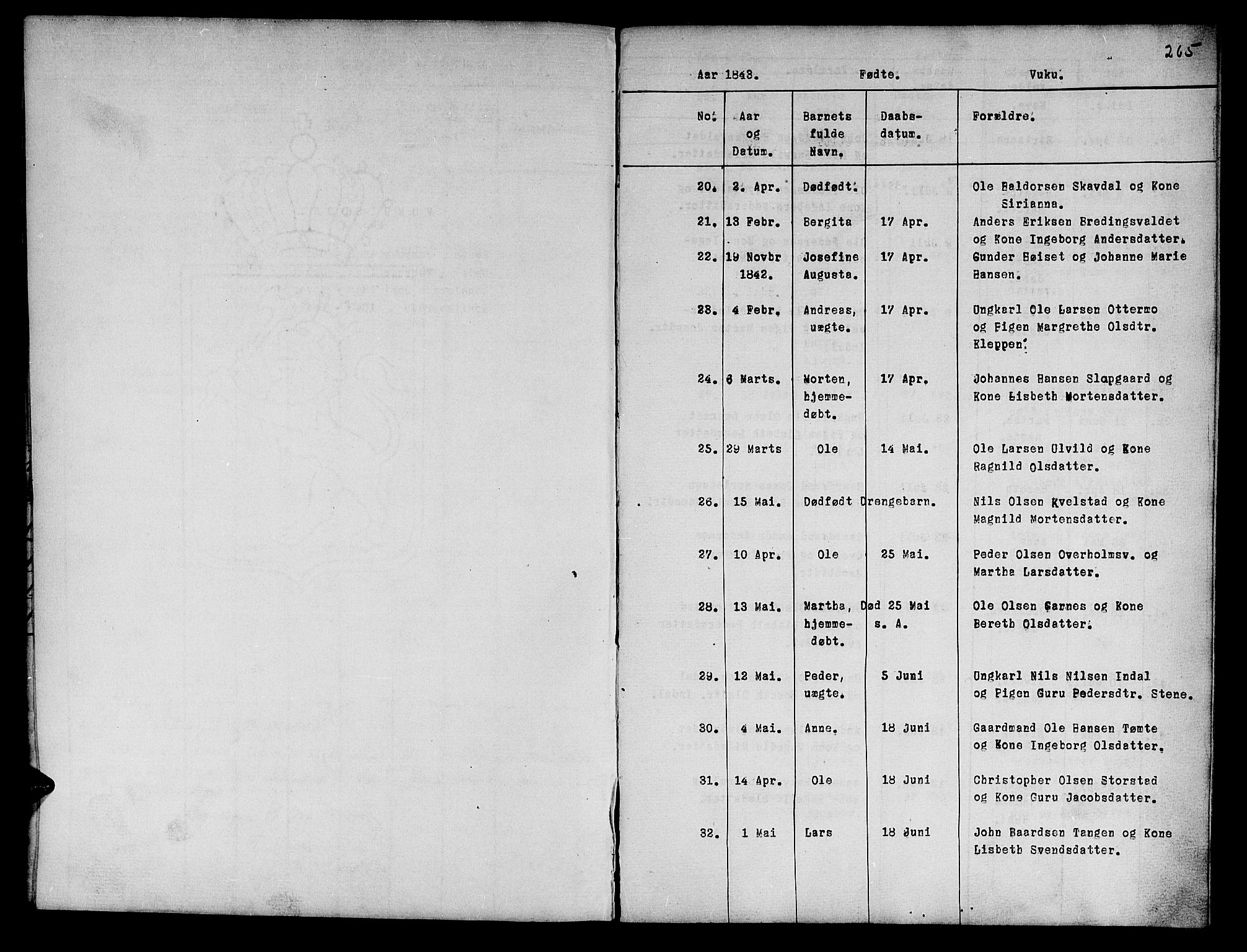 Ministerialprotokoller, klokkerbøker og fødselsregistre - Nord-Trøndelag, SAT/A-1458/724/L0265: Parish register (copy) no. 724C01, 1816-1845, p. 265