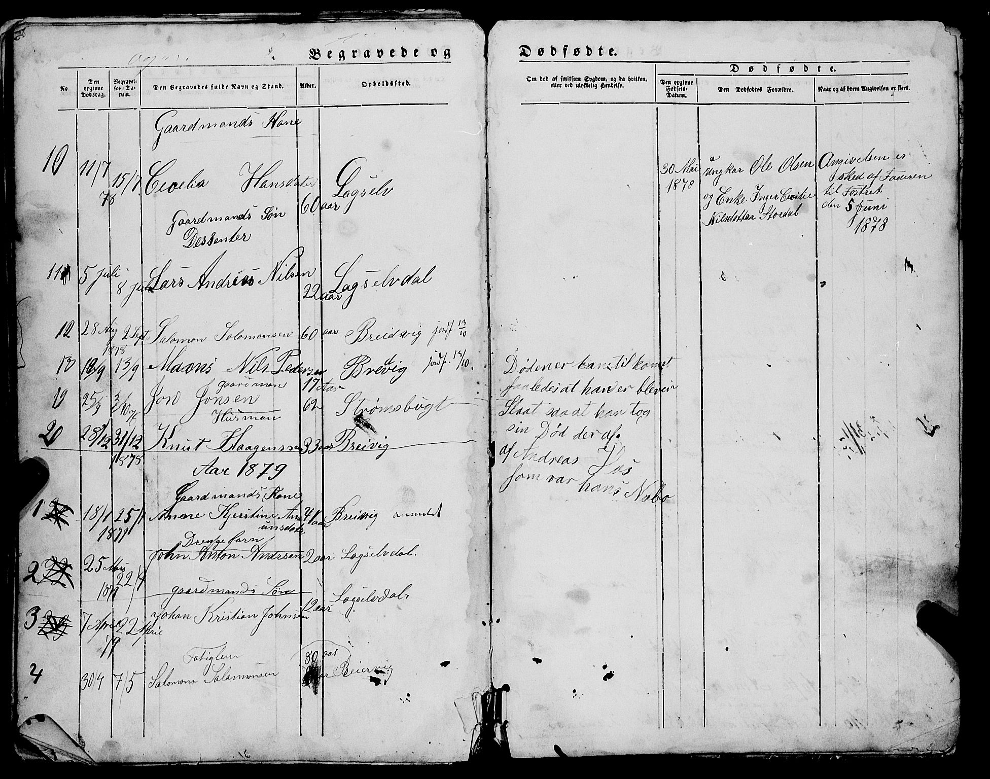 Lyngen sokneprestembete, AV/SATØ-S-1289/H/He/Heb/L0005klokker: Parish register (copy) no. 5, 1847-1882