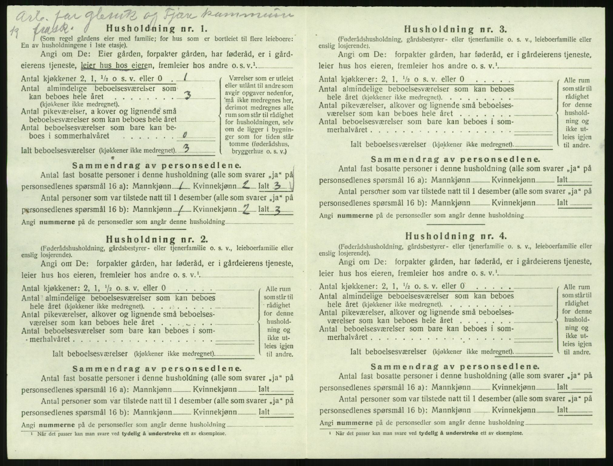 SAK, 1920 census for Landvik, 1920, p. 239