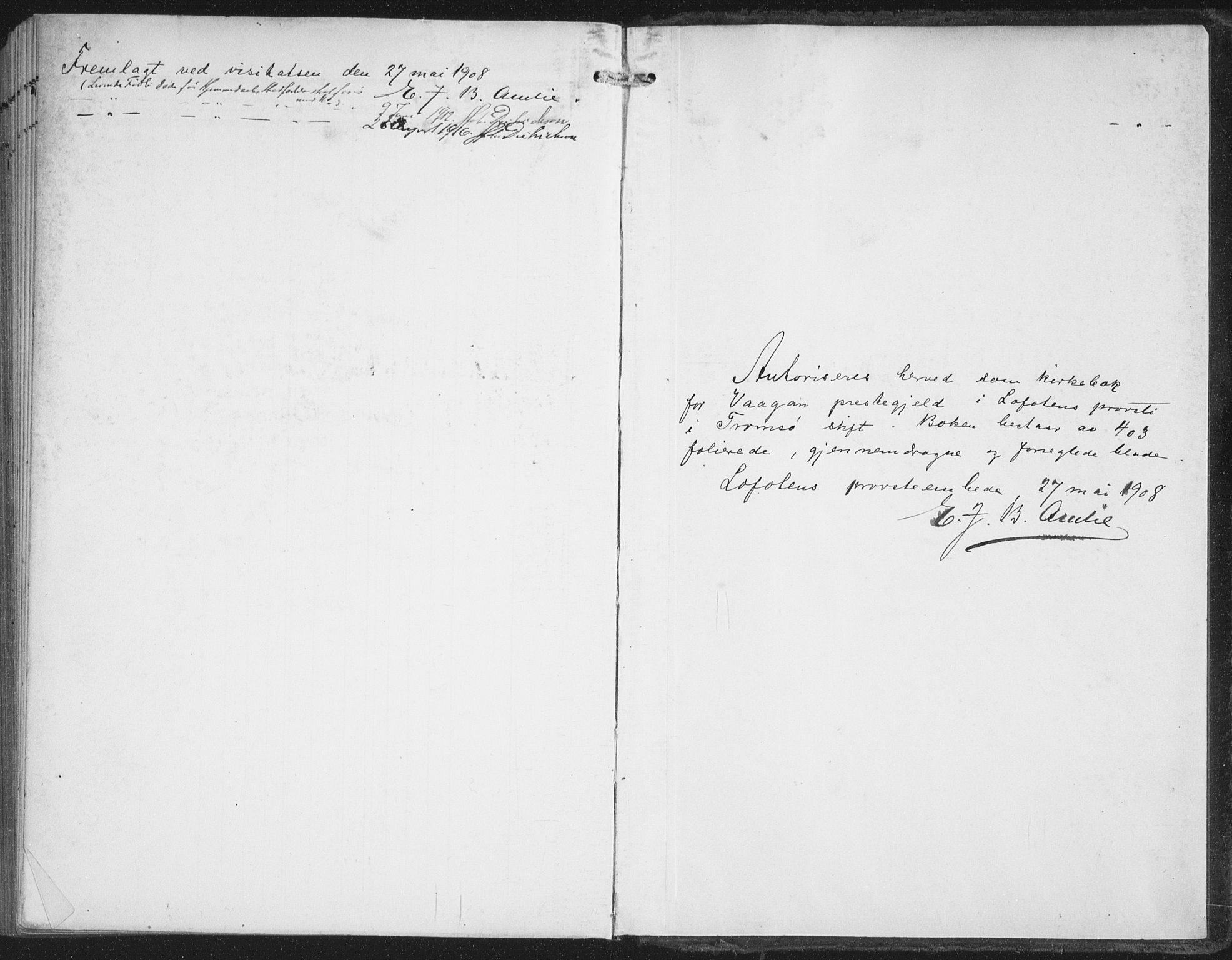 Ministerialprotokoller, klokkerbøker og fødselsregistre - Nordland, SAT/A-1459/874/L1063: Parish register (official) no. 874A07, 1907-1915