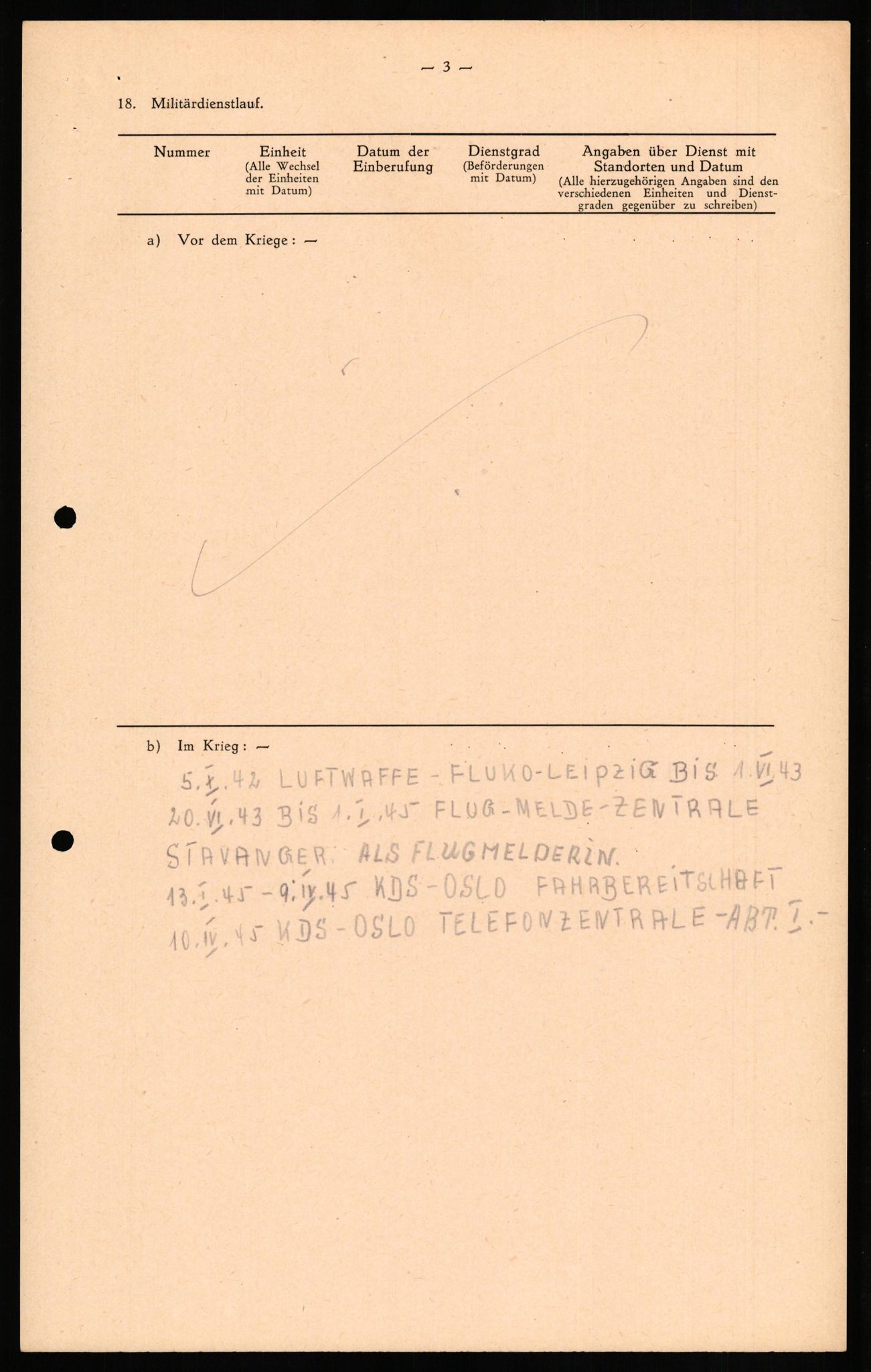 Forsvaret, Forsvarets overkommando II, AV/RA-RAFA-3915/D/Db/L0020: CI Questionaires. Tyske okkupasjonsstyrker i Norge. Tyskere., 1945-1946, p. 281