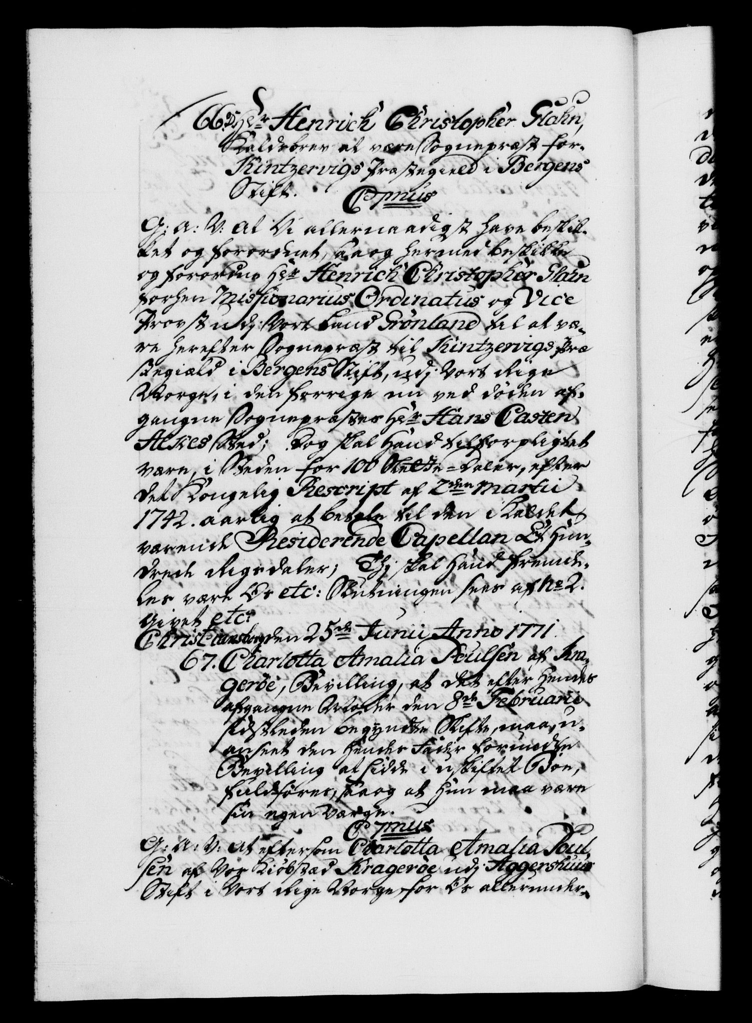 Danske Kanselli 1572-1799, AV/RA-EA-3023/F/Fc/Fca/Fcaa/L0045: Norske registre "Norske eller 3. dept.s åpne brev, 1771-1773, p. 54b