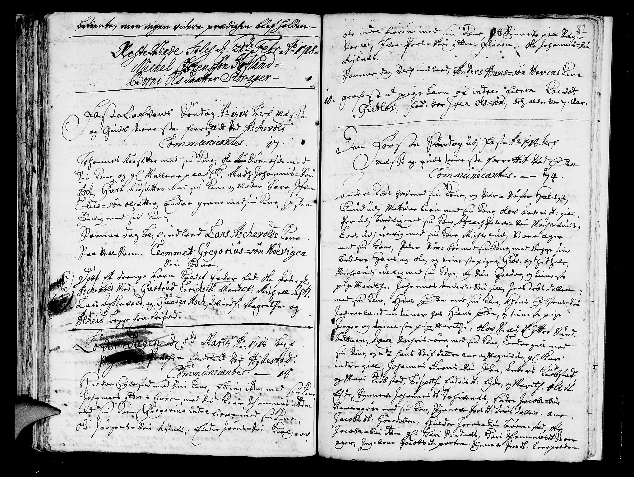 Askvoll sokneprestembete, AV/SAB-A-79501/H/Haa/Haaa/L0003: Parish register (official) no. A 3, 1715-1718, p. 82