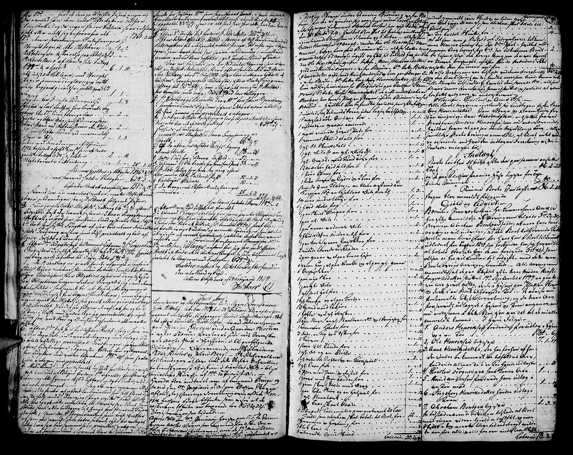 Aker sorenskriveri, AV/SAO-A-10895/H/Hb/L0016: Skifteprotokoll, 1804-1811, p. 3b-4a