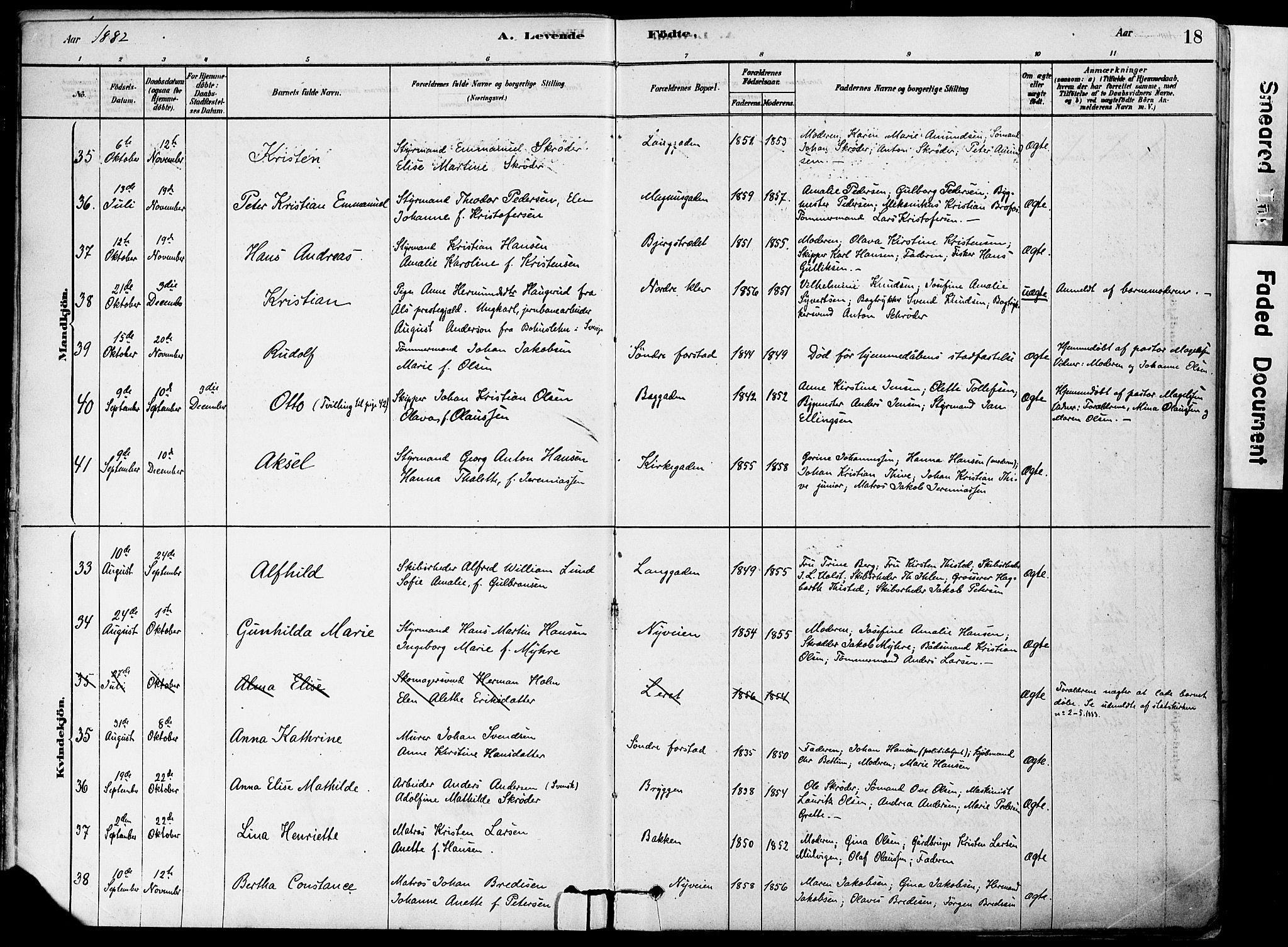 Holmestrand kirkebøker, AV/SAKO-A-346/F/Fa/L0004: Parish register (official) no. 4, 1880-1901, p. 18