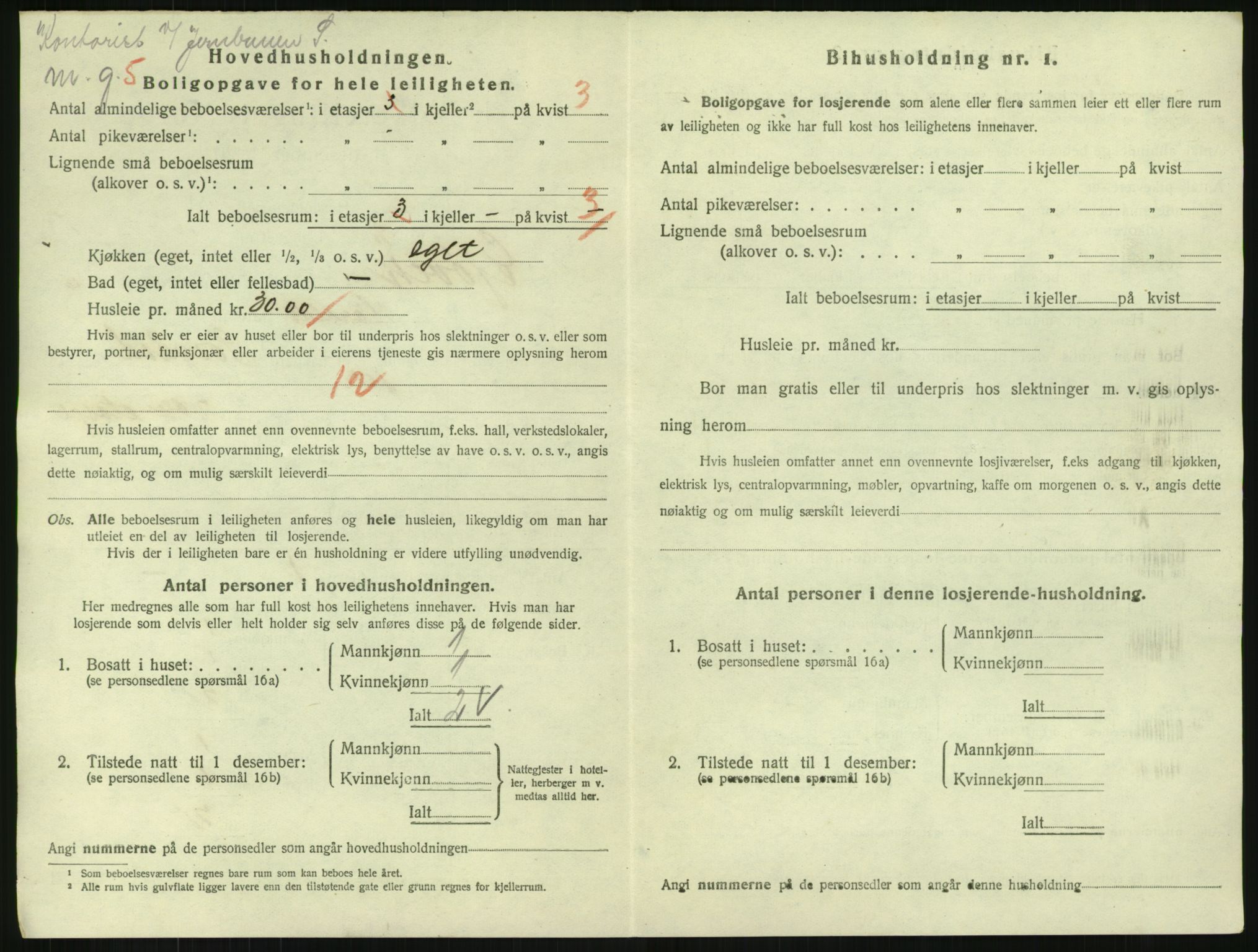 SAH, 1920 census for Gjøvik, 1920, p. 2387