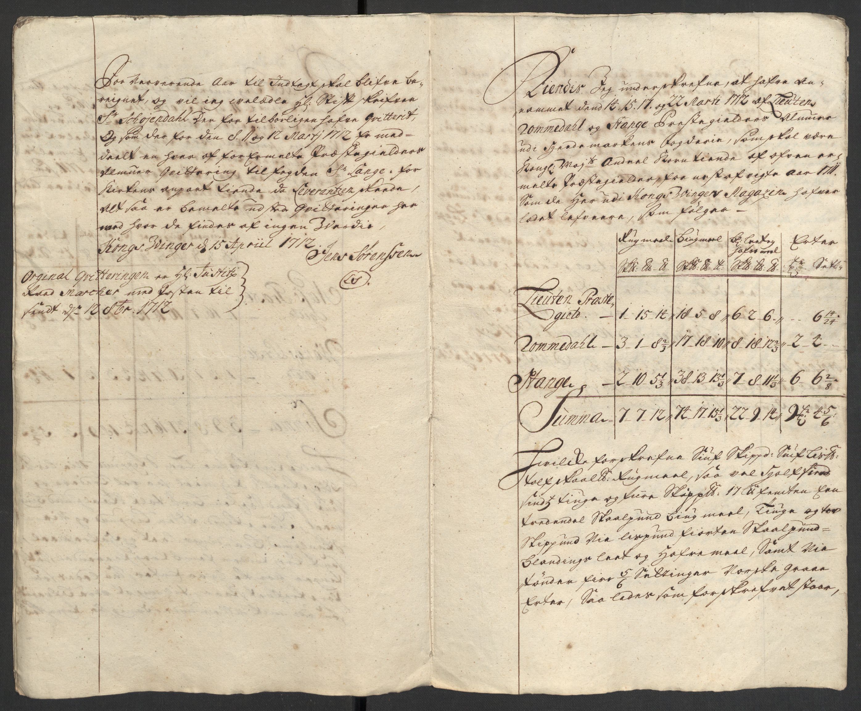 Rentekammeret inntil 1814, Reviderte regnskaper, Fogderegnskap, RA/EA-4092/R16/L1048: Fogderegnskap Hedmark, 1711, p. 184