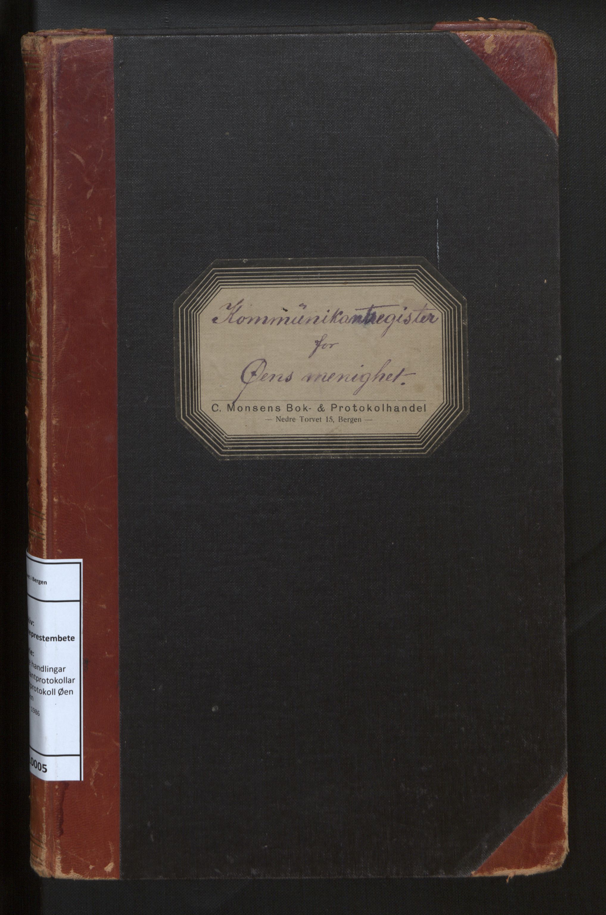 Hyllestad sokneprestembete, AV/SAB-A-80401/H/Hb/L0005: Communicants register no. 5, 1914-1986