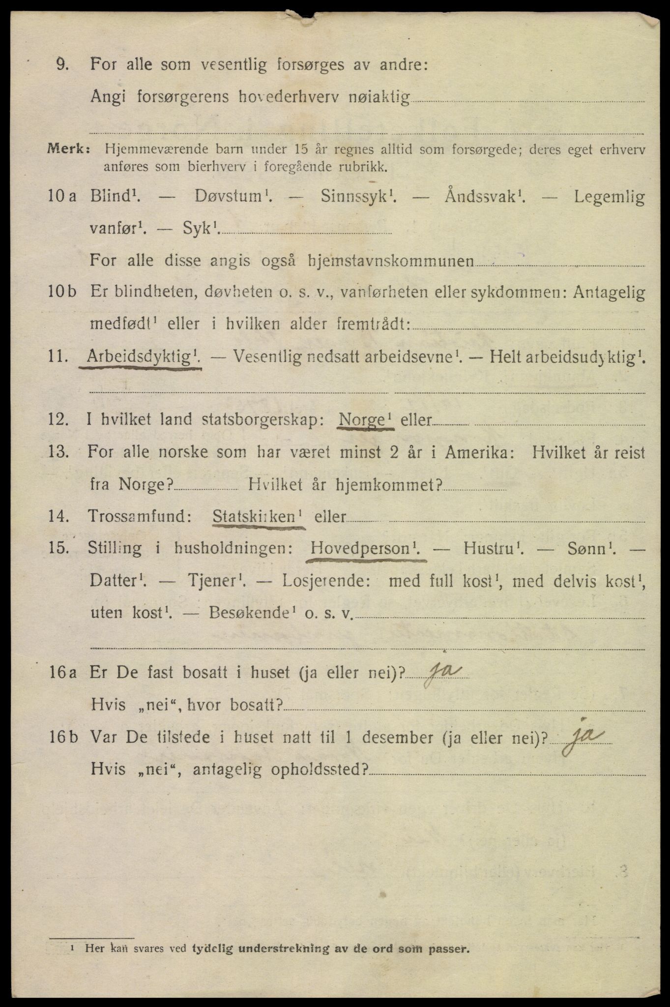 SAK, 1920 census for Flekkefjord, 1920, p. 2477