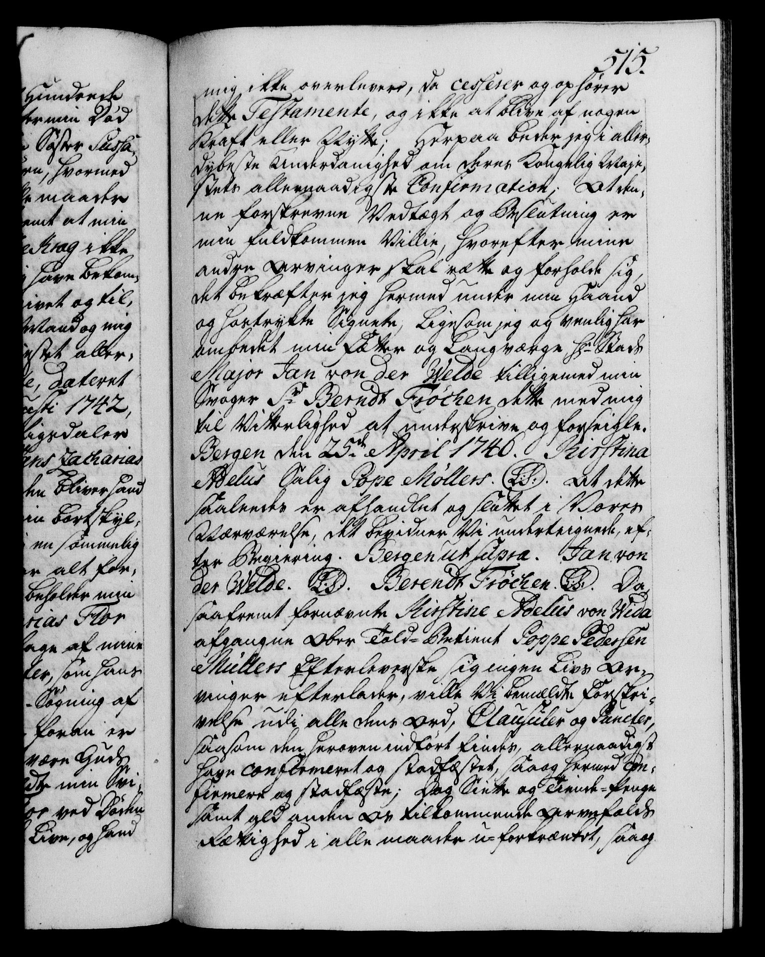 Danske Kanselli 1572-1799, RA/EA-3023/F/Fc/Fca/Fcaa/L0034: Norske registre, 1745-1746, p. 515a