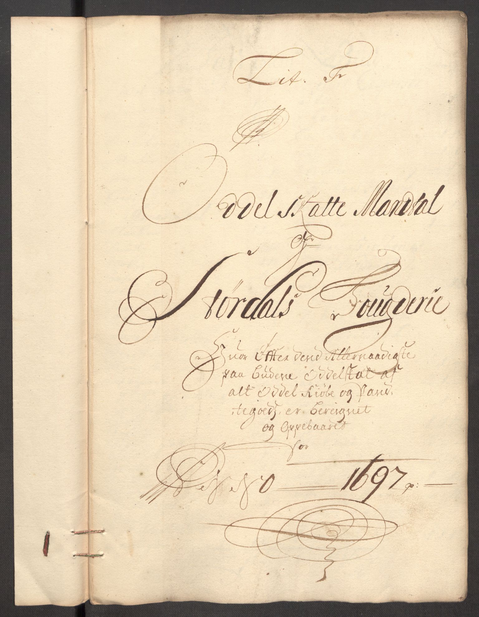 Rentekammeret inntil 1814, Reviderte regnskaper, Fogderegnskap, RA/EA-4092/R62/L4189: Fogderegnskap Stjørdal og Verdal, 1697, p. 96