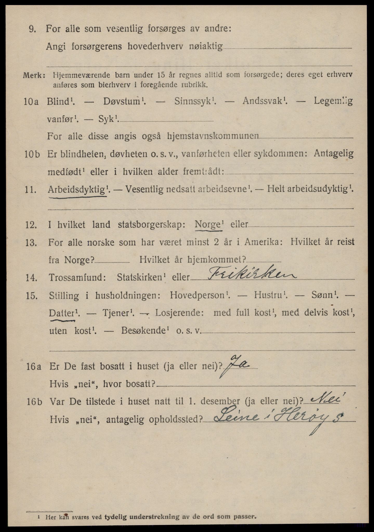 SAT, 1920 census for Herøy (MR), 1920, p. 5406