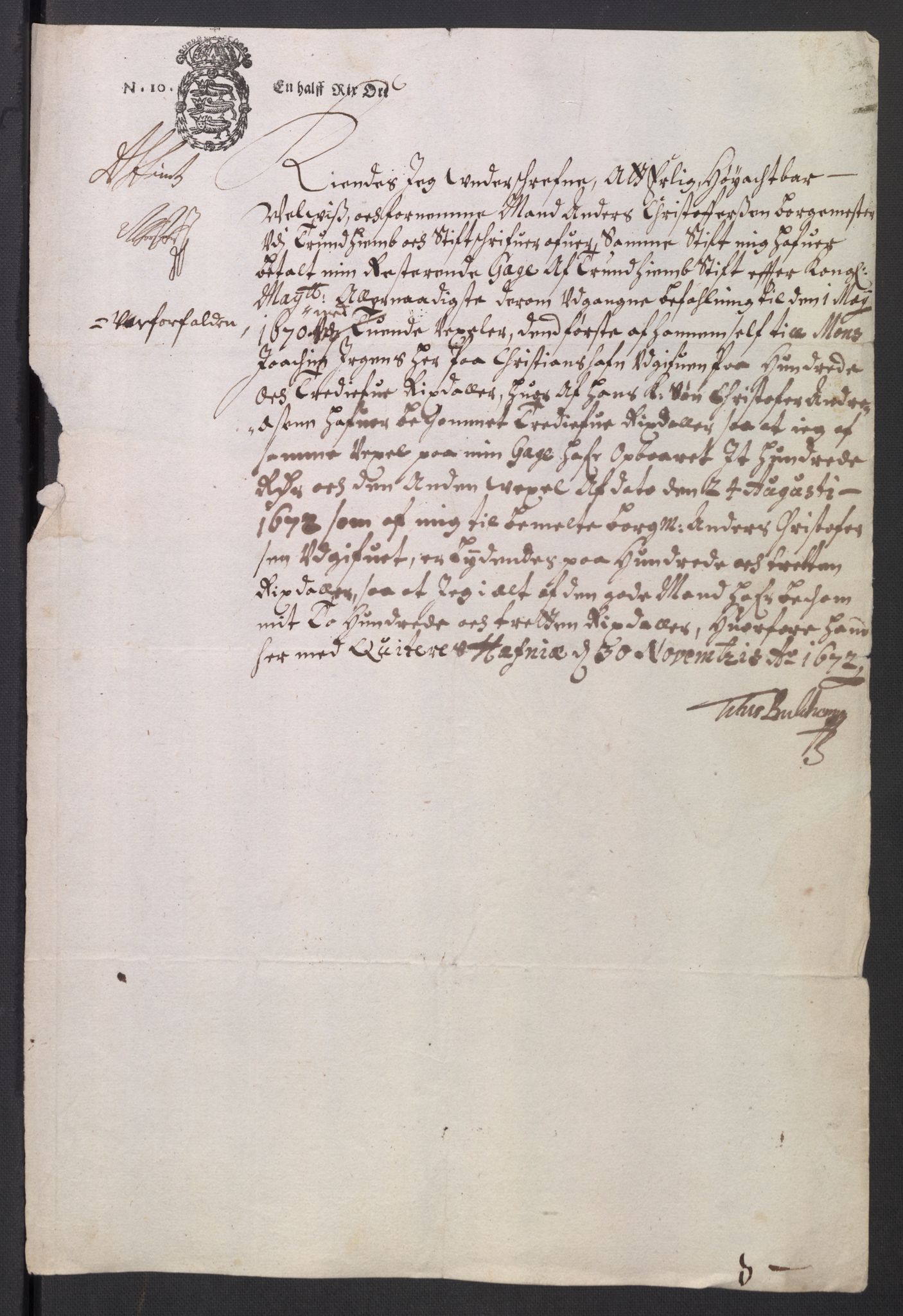 Rentekammeret inntil 1814, Reviderte regnskaper, Kirkeregnskap, AV/RA-EA-4067/Rf/L0121: Kirkeregnskap, 1656-1679, p. 342