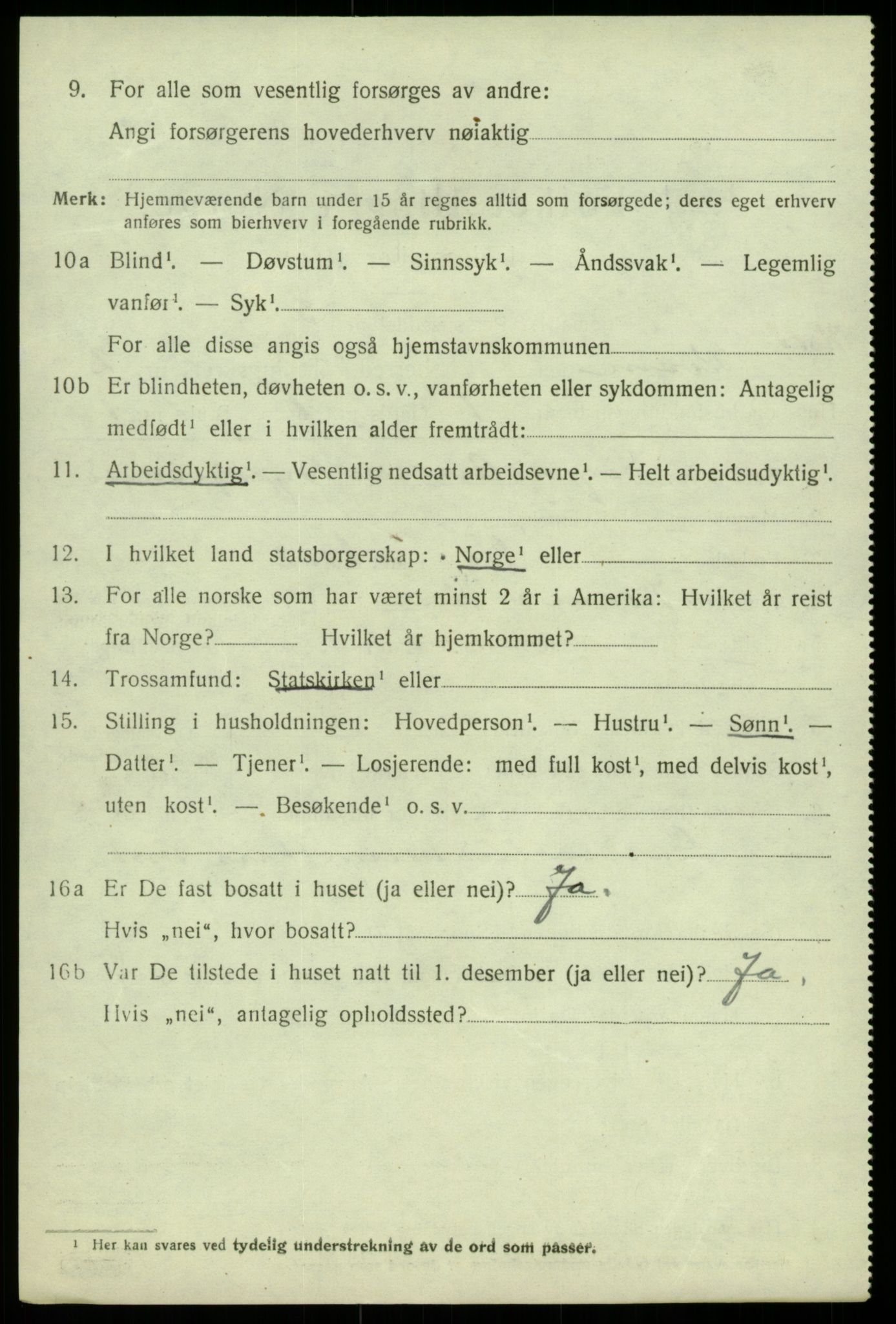 SAB, 1920 census for Kvam, 1920, p. 1792