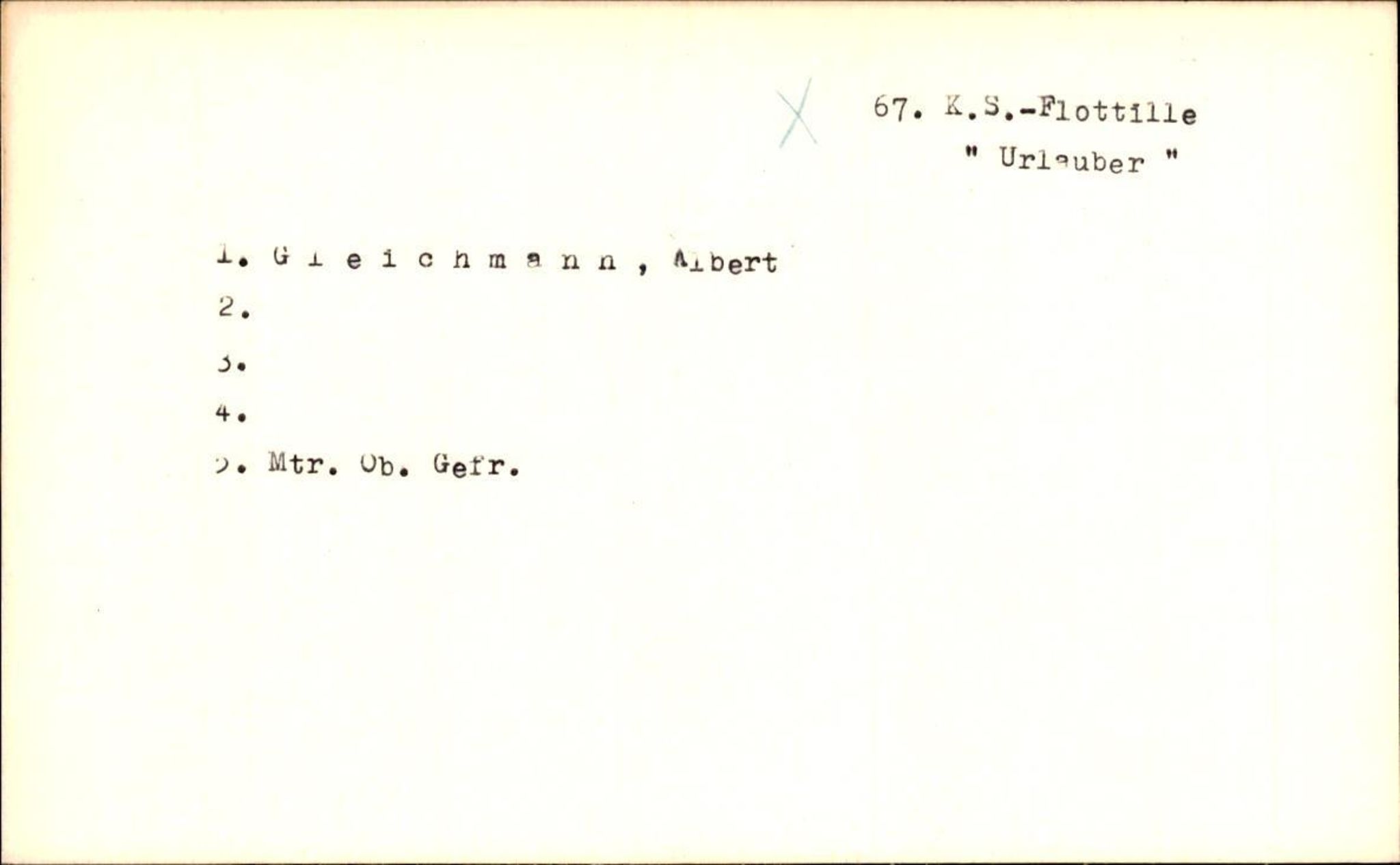 Hjemsendte tyskere , RA/RAFA-6487/D/Da/L0002: Gleeske-Krause, 1945-1947, p. 2