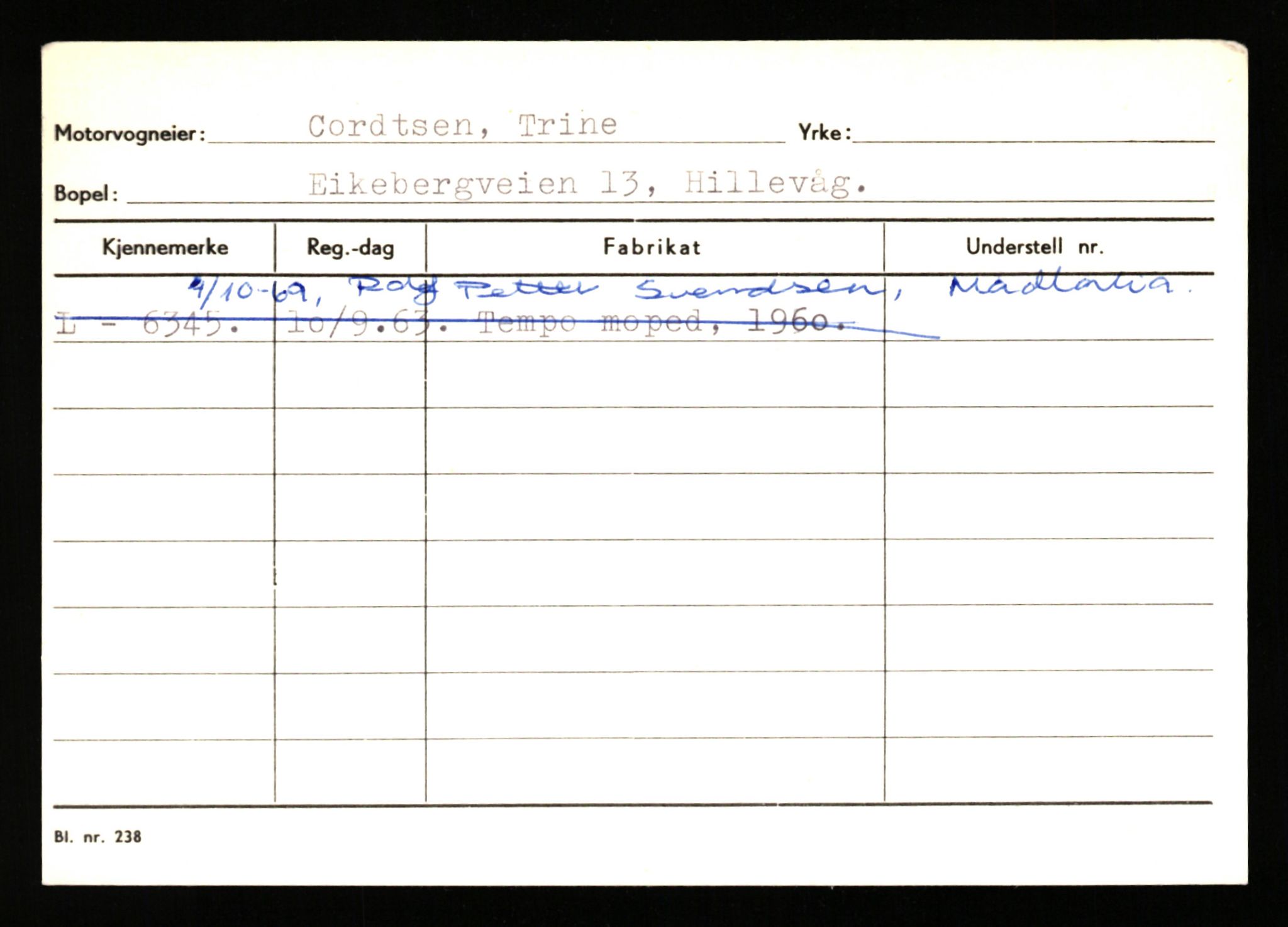 Stavanger trafikkstasjon, SAST/A-101942/0/H/L0005: Bue - Dahlstrøm, 1930-1971, p. 2229