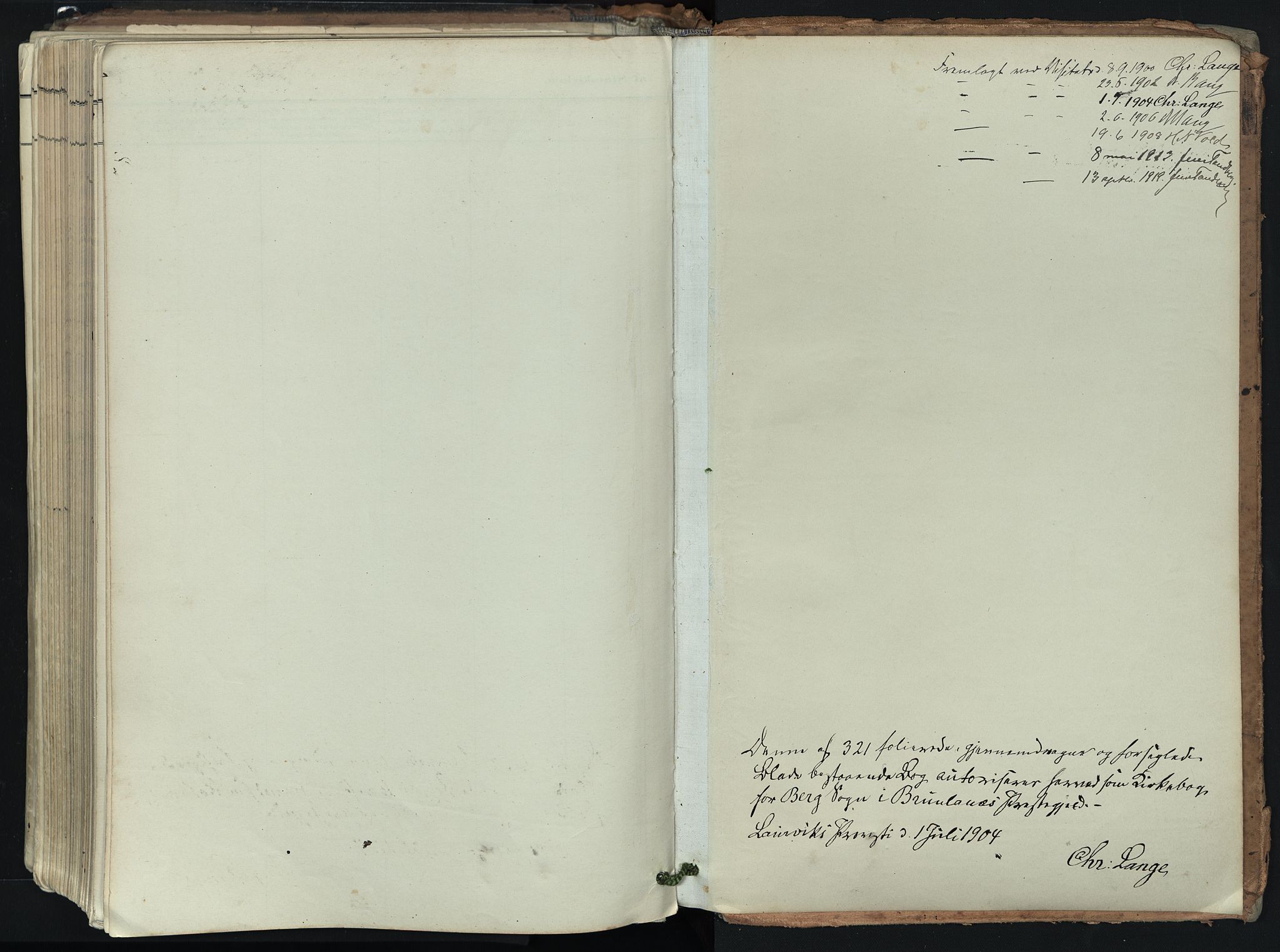 Brunlanes kirkebøker, SAKO/A-342/F/Fb/L0003: Parish register (official) no. II 3, 1900-1922