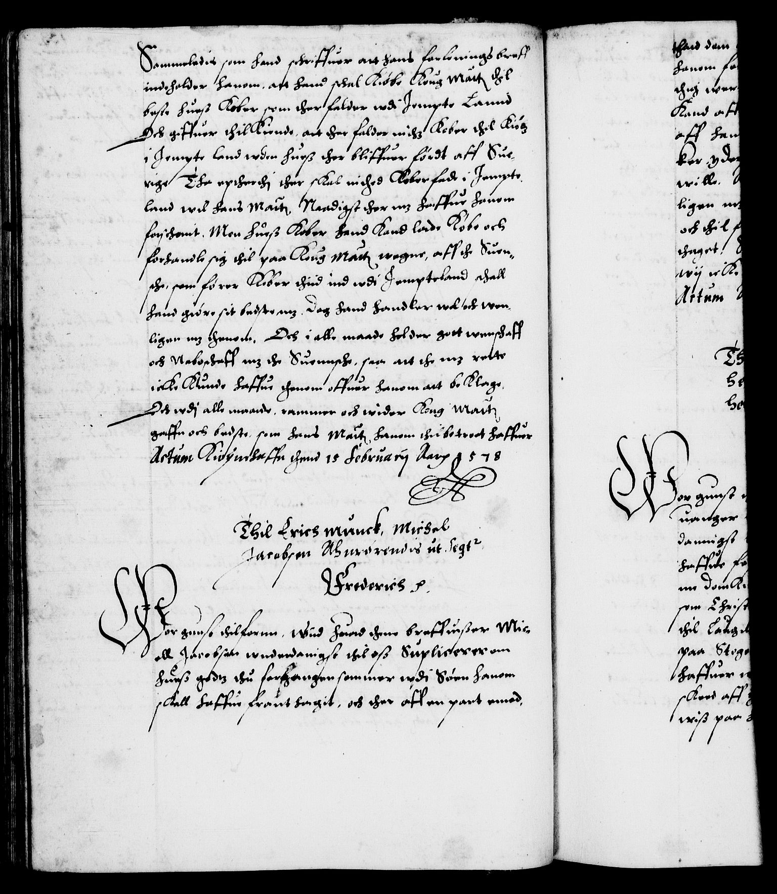 Danske Kanselli 1572-1799, AV/RA-EA-3023/F/Fc/Fca/Fcab/L0001: Norske tegnelser (mikrofilm), 1572-1588, p. 133b