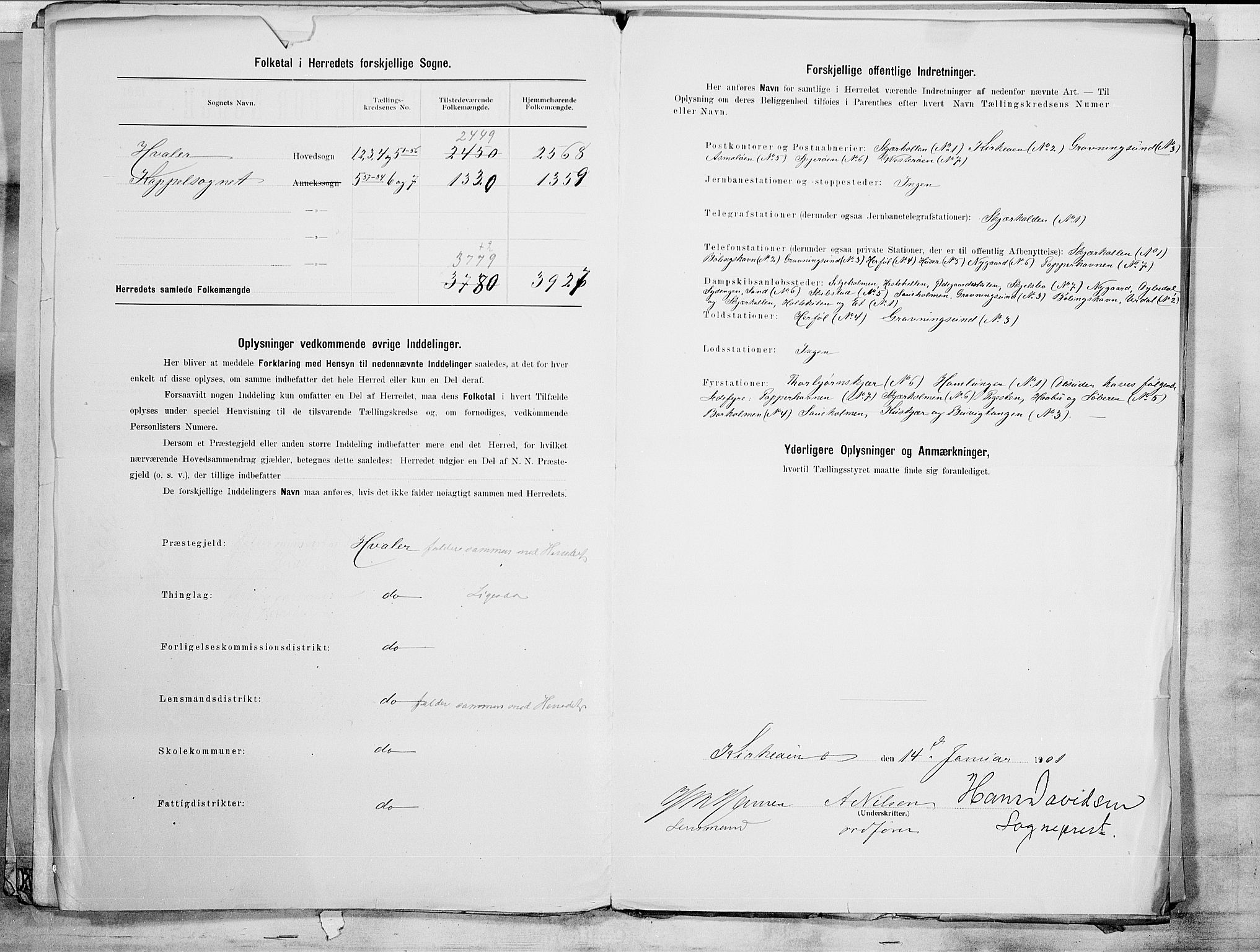 SAO, 1900 census for Hvaler, 1900, p. 3