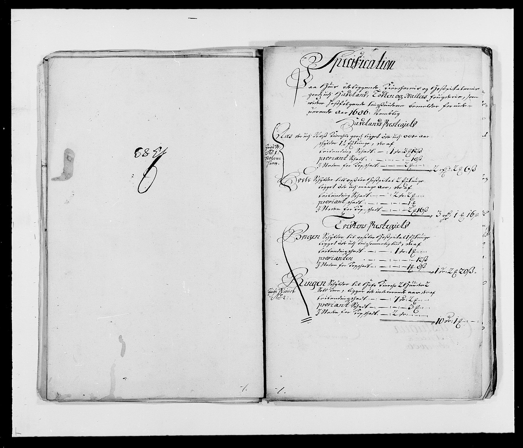 Rentekammeret inntil 1814, Reviderte regnskaper, Fogderegnskap, RA/EA-4092/R18/L1285: Fogderegnskap Hadeland, Toten og Valdres, 1686, p. 302