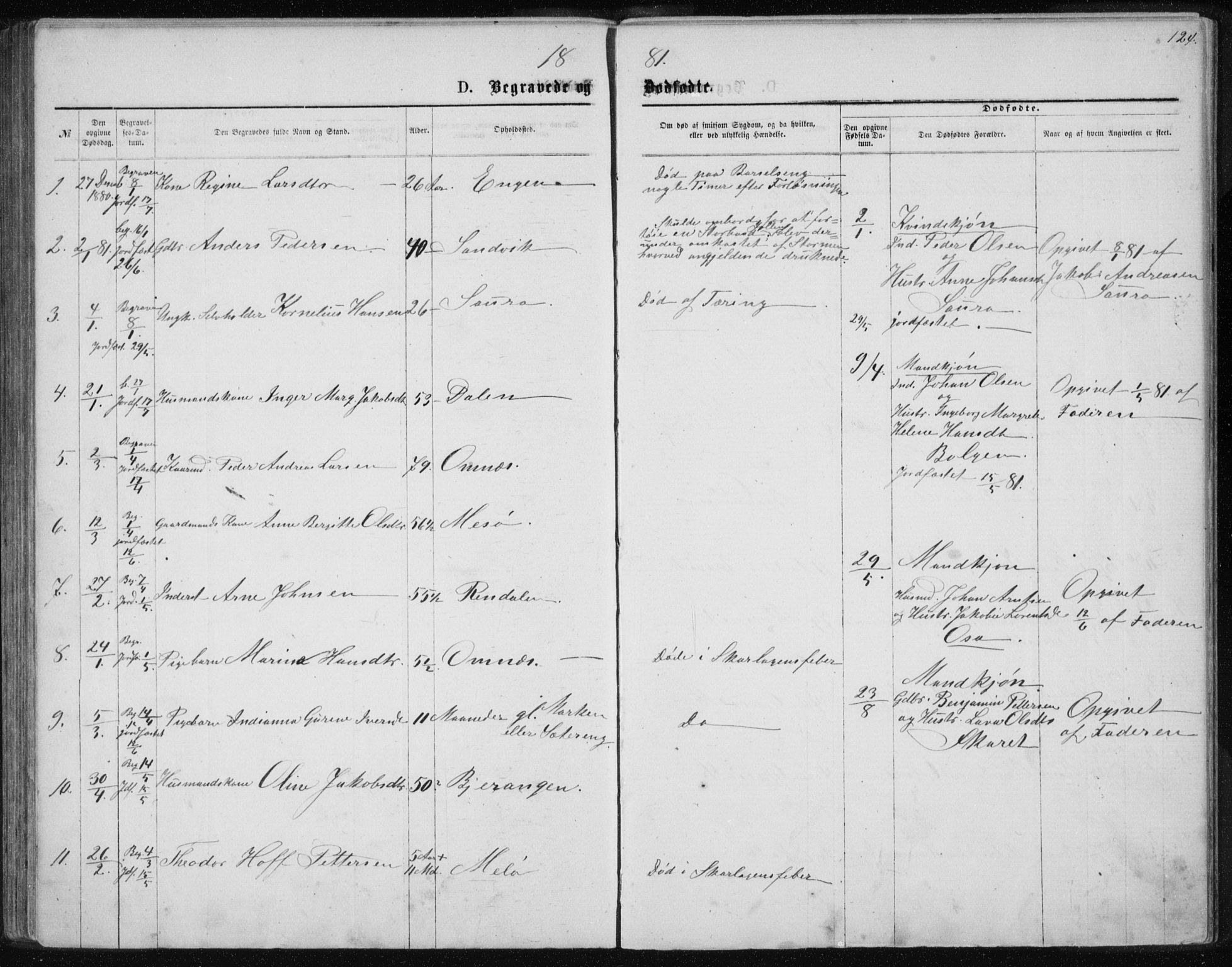 Ministerialprotokoller, klokkerbøker og fødselsregistre - Nordland, AV/SAT-A-1459/843/L0635: Parish register (copy) no. 843C04, 1872-1887, p. 124