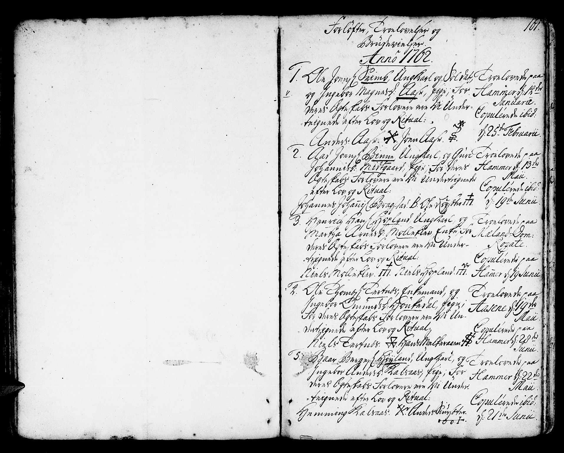 Hamre sokneprestembete, AV/SAB-A-75501/H/Ha/Haa/Haaa/L0007: Parish register (official) no. A 7, 1762-1777, p. 161